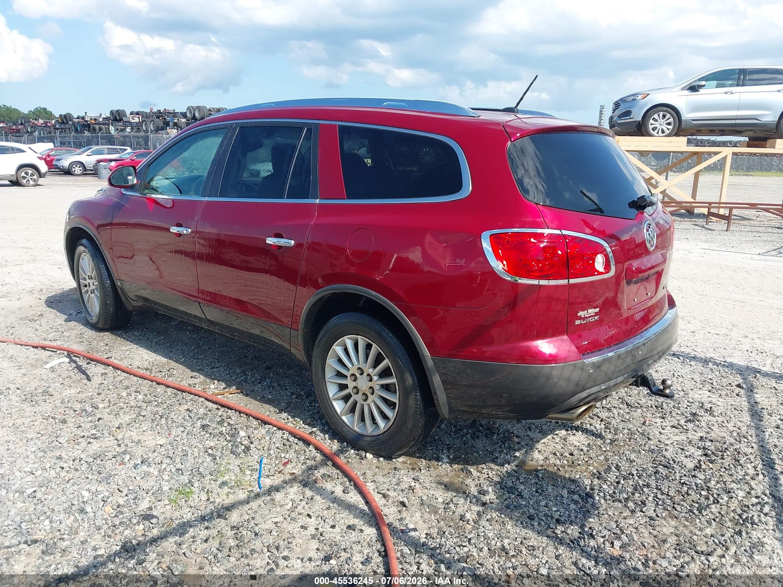 2010 Buick Enclave 1xl Red vin: 5GALRBED0AJ136734