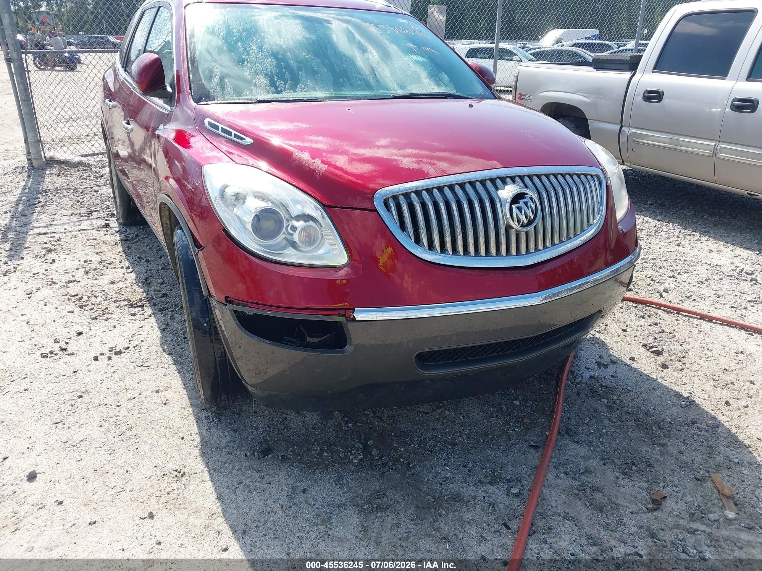 2010 Buick Enclave 1xl Red vin: 5GALRBED0AJ136734