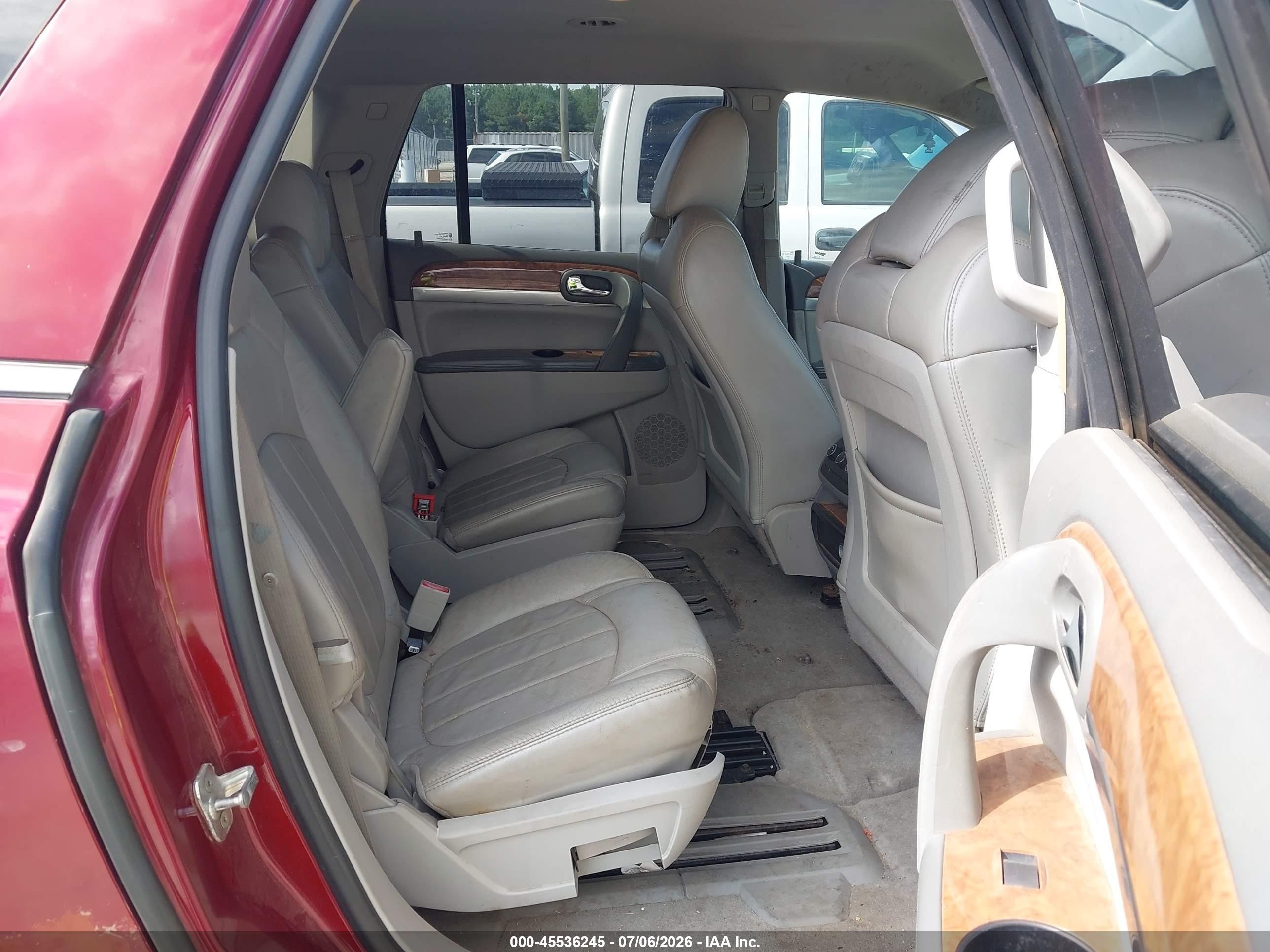 2010 Buick Enclave 1xl Red vin: 5GALRBED0AJ136734