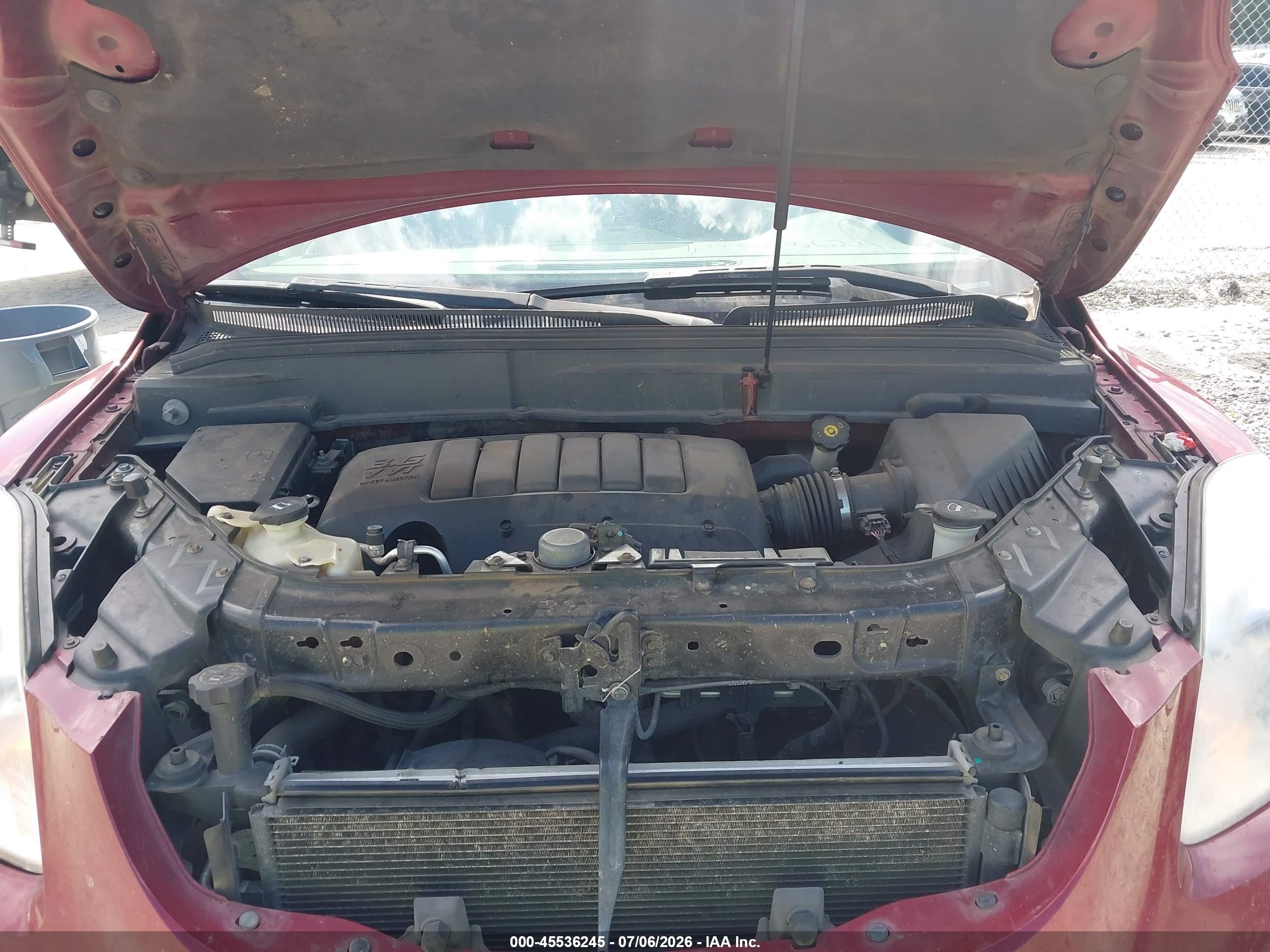 2010 Buick Enclave 1xl Red vin: 5GALRBED0AJ136734