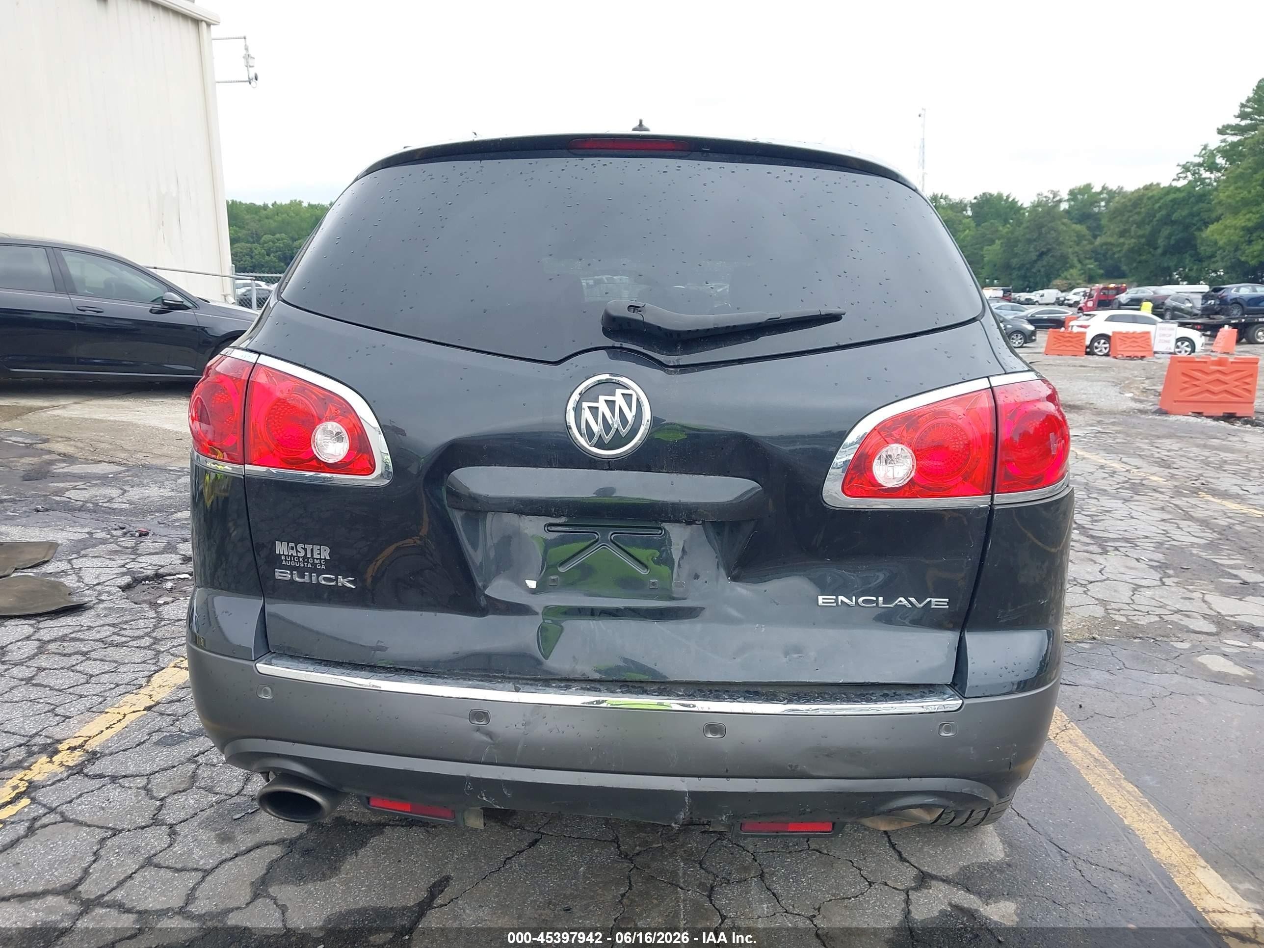 2010 Buick Enclave 1xl Черный vin: 5GALRBED0AJ145868
