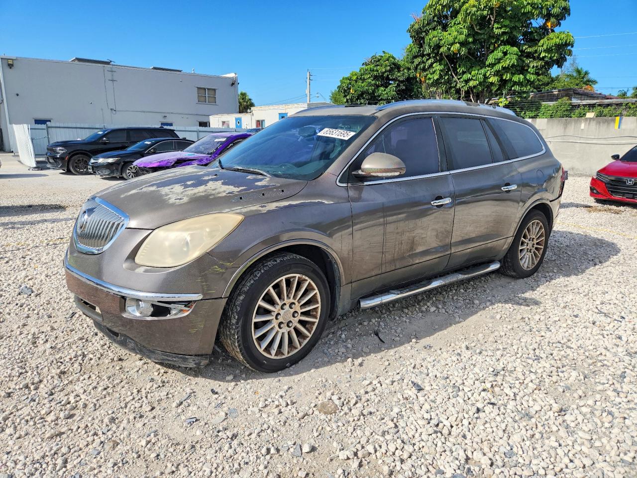 2010 Buick Enclave Cxl Gray vin: 5GALRBED0AJ192138