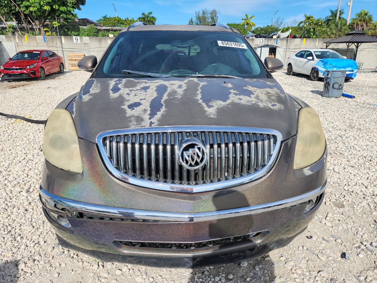 2010 Buick Enclave Cxl Gray vin: 5GALRBED0AJ192138
