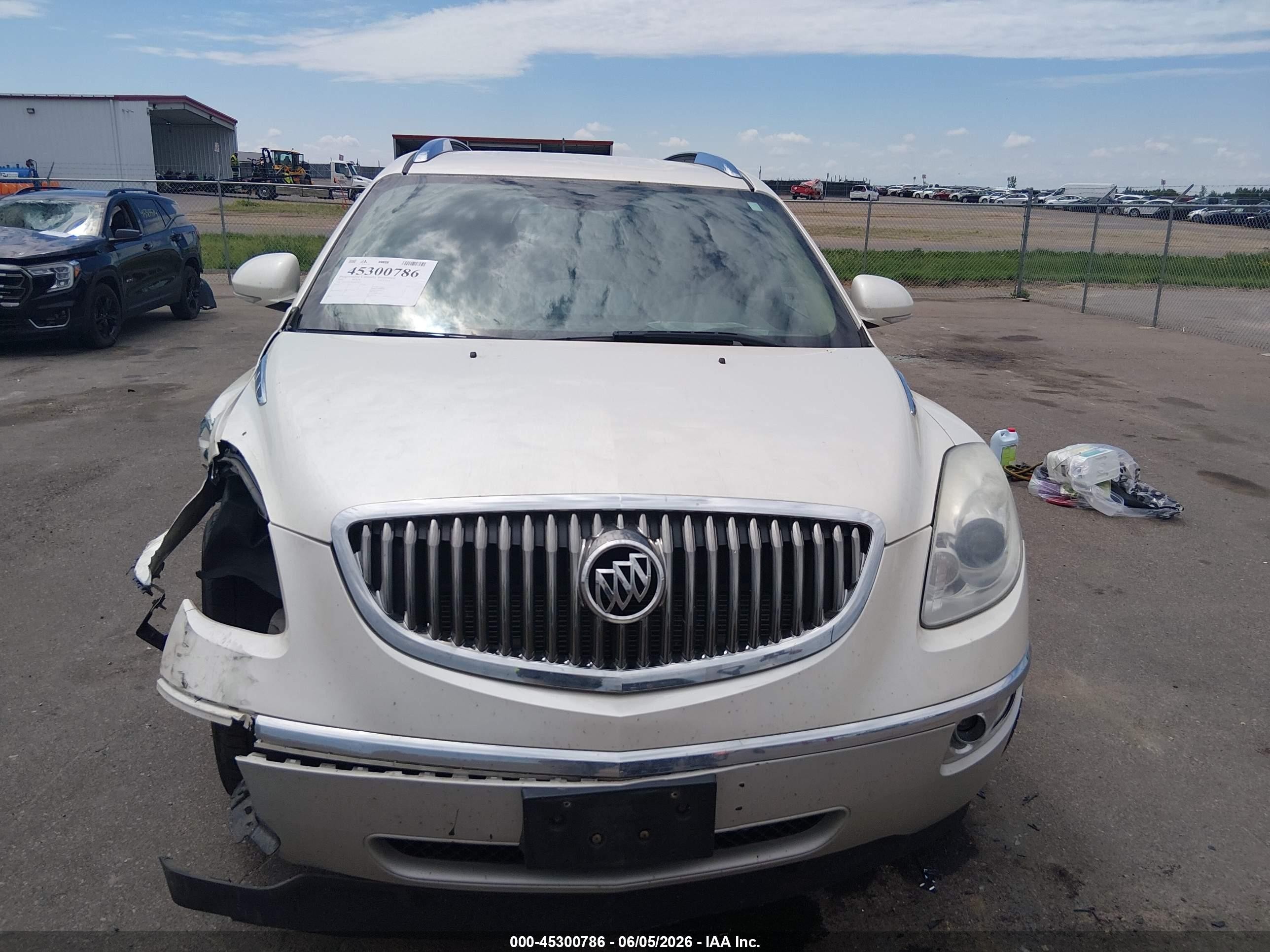 2010 Buick Enclave 1xl White vin: 5GALRBED0AJ216227