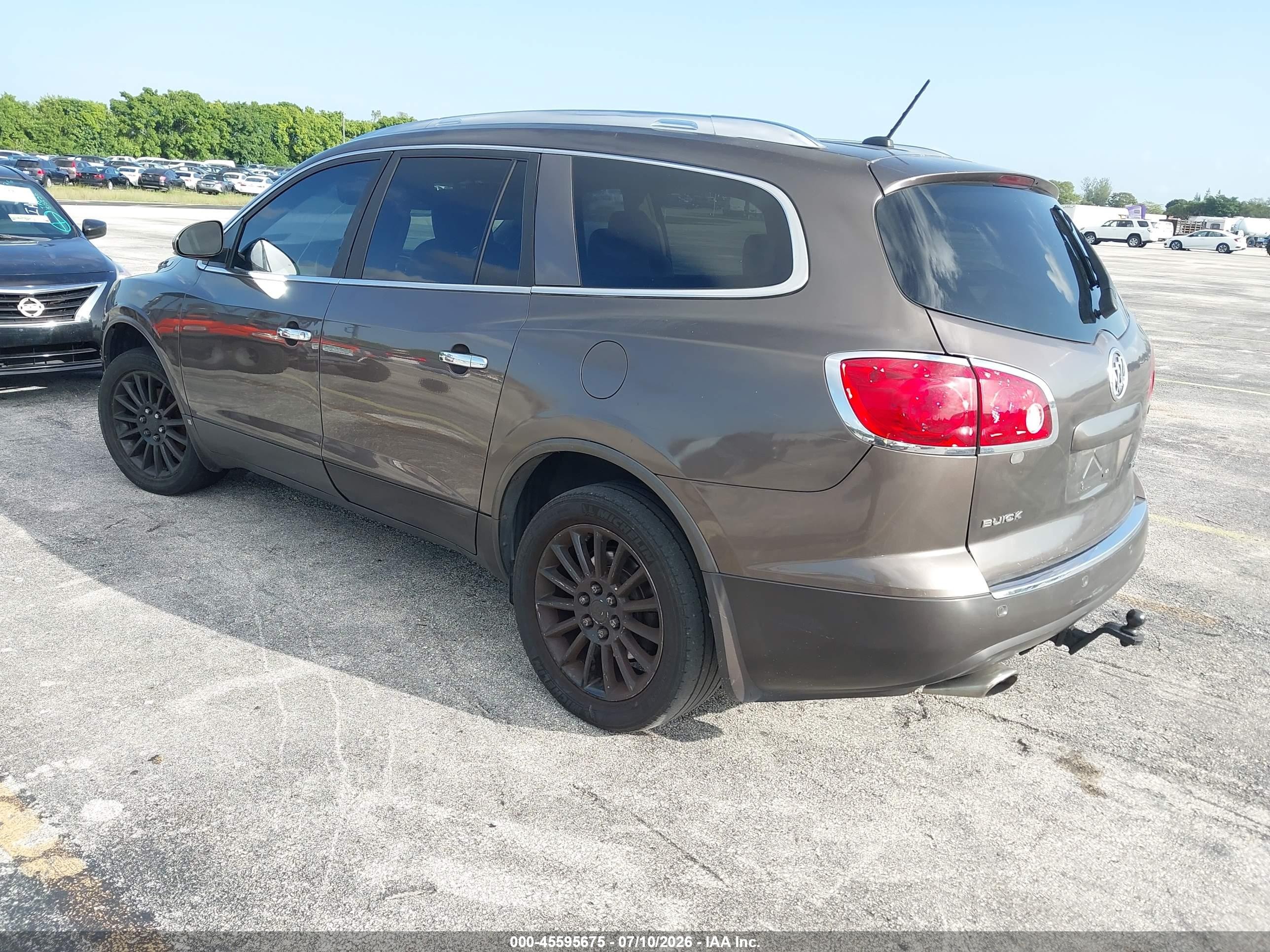 2010 Buick Enclave 1xl Brown vin: 5GALRBED2AJ150988