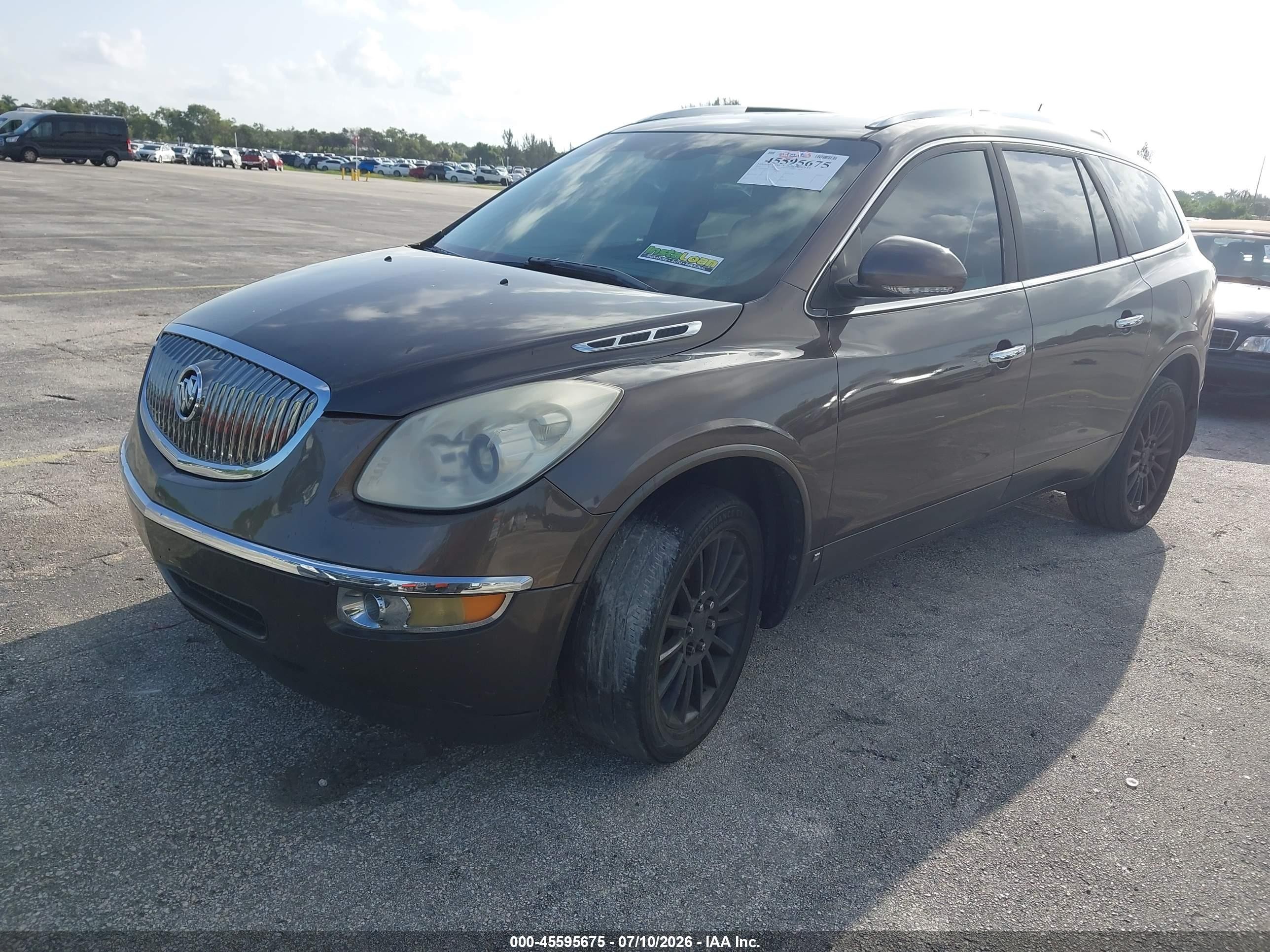 2010 Buick Enclave 1xl Brown vin: 5GALRBED2AJ150988