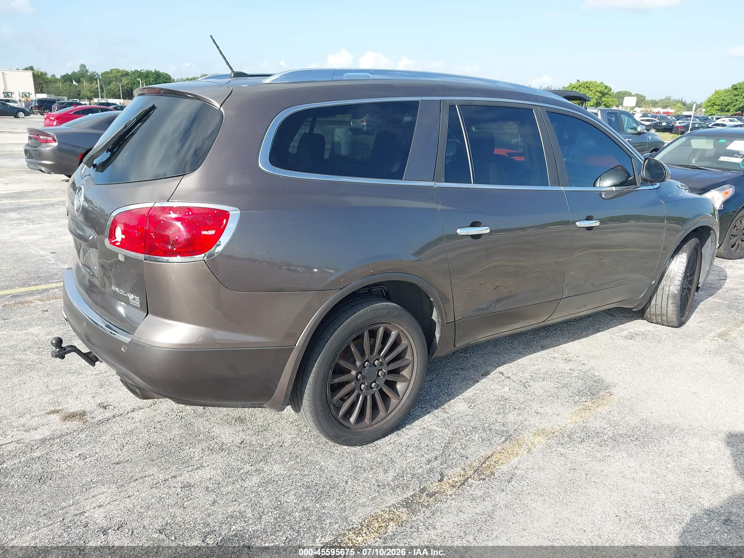 2010 Buick Enclave 1xl Brown vin: 5GALRBED2AJ150988