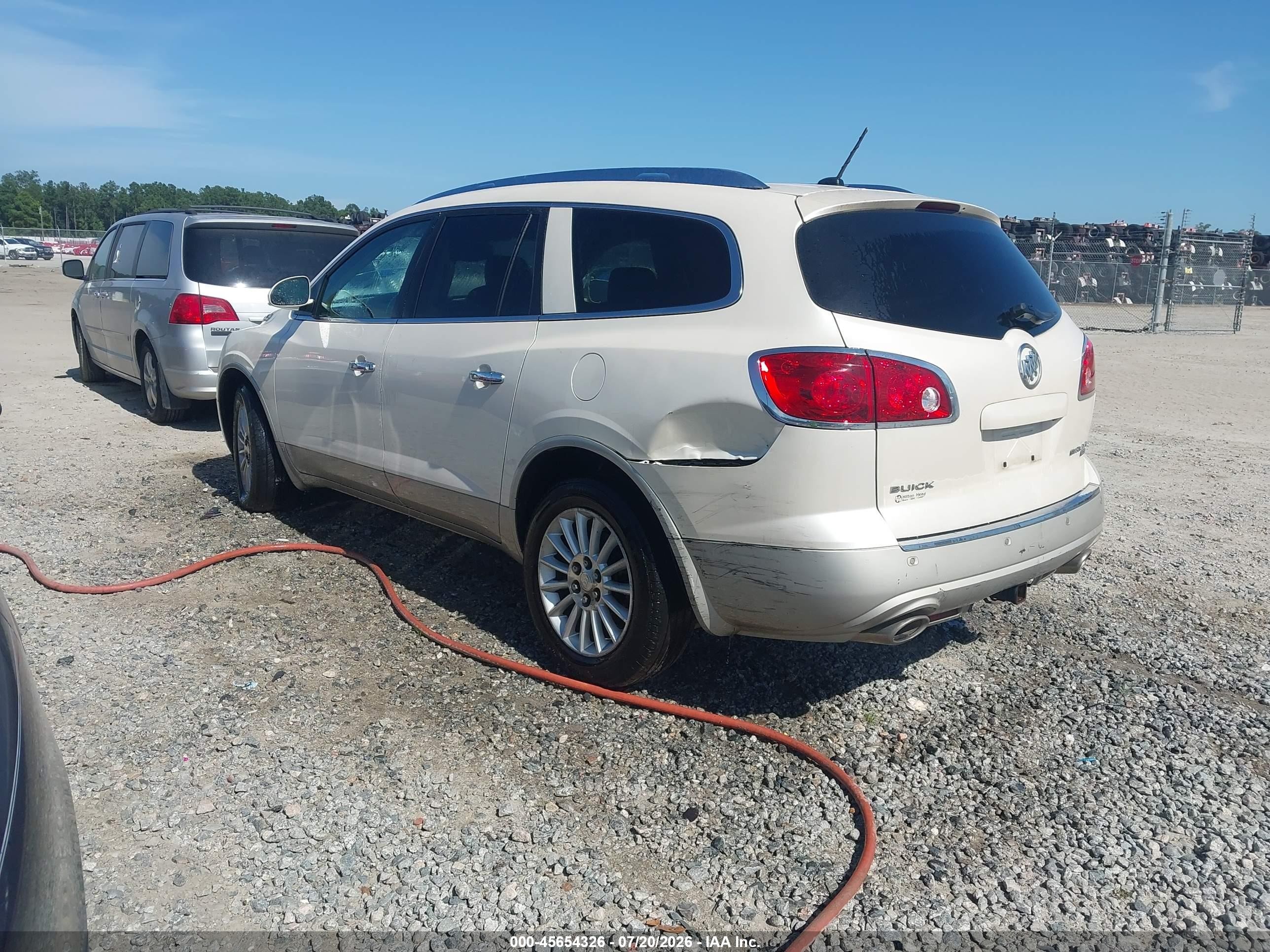 2010 Buick Enclave 1xl White vin: 5GALRBED2AJ182033
