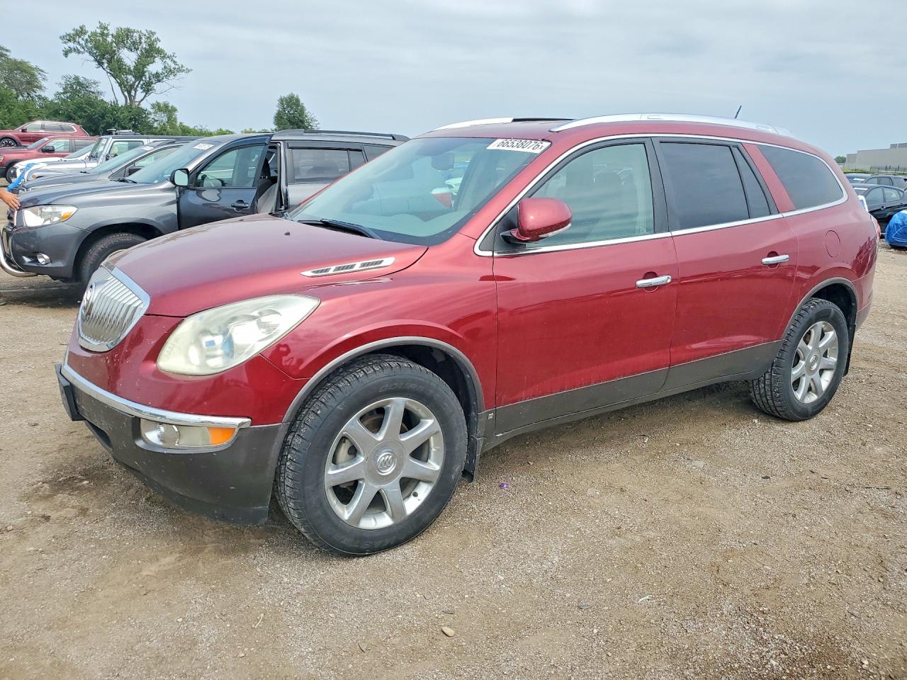 2010 Buick Enclave Cxl Maroon vin: 5GALRBED2AJ189970