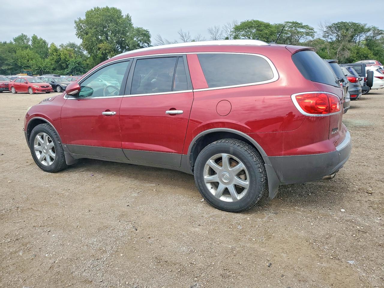 2010 Buick Enclave Cxl Maroon vin: 5GALRBED2AJ189970