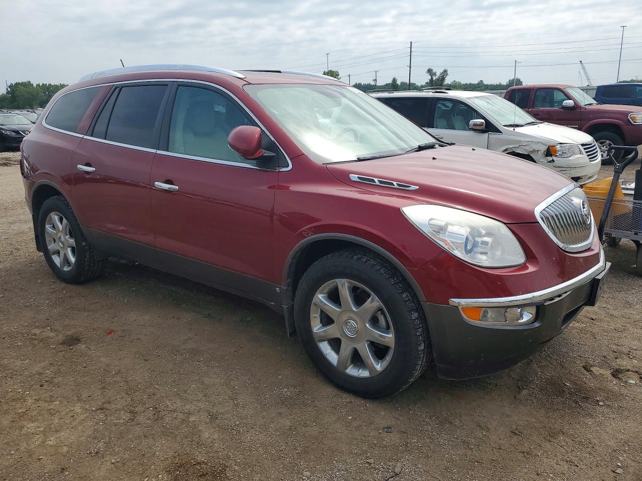 2010 Buick Enclave Cxl Maroon vin: 5GALRBED2AJ189970