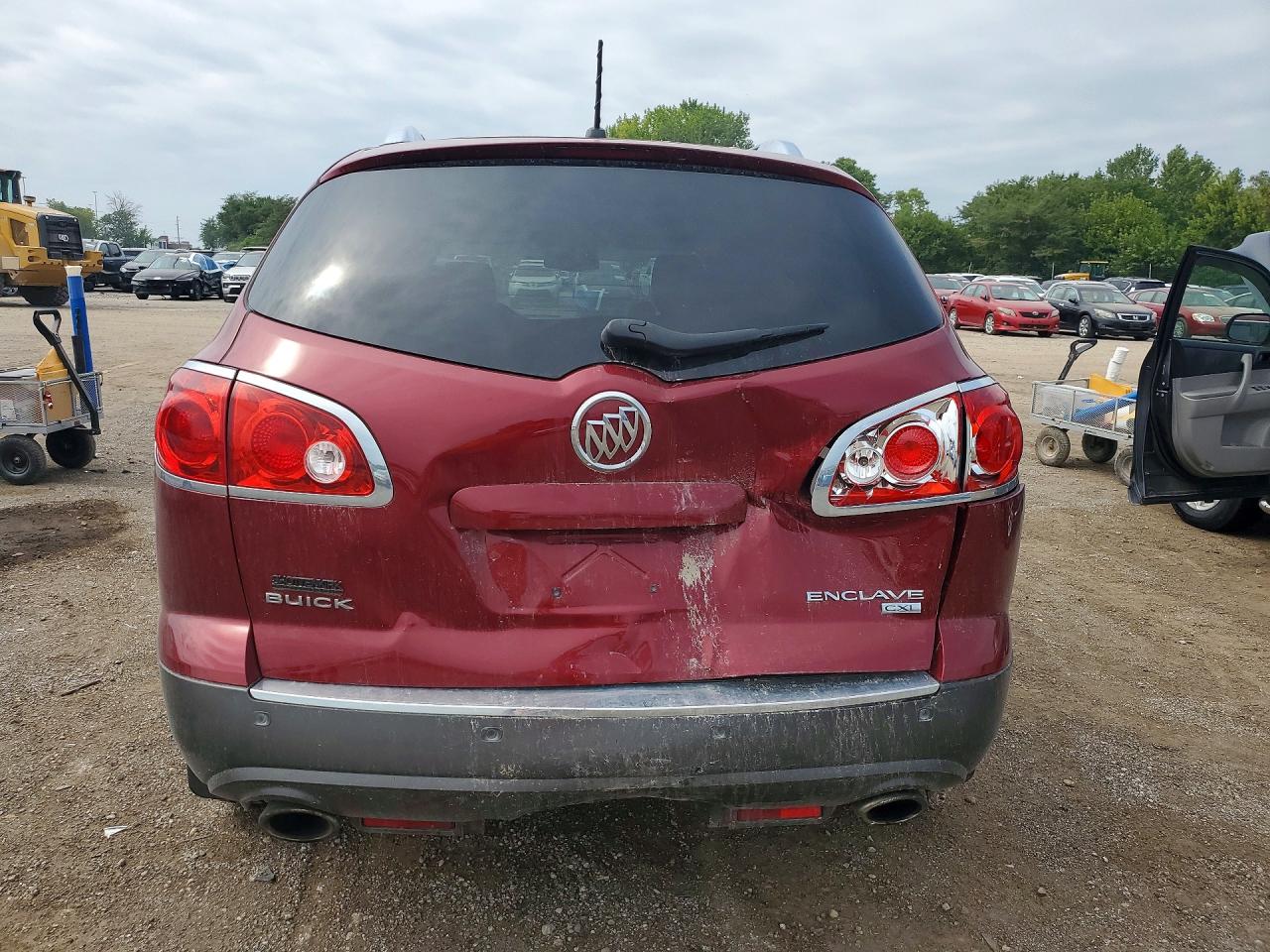 2010 Buick Enclave Cxl Maroon vin: 5GALRBED2AJ189970