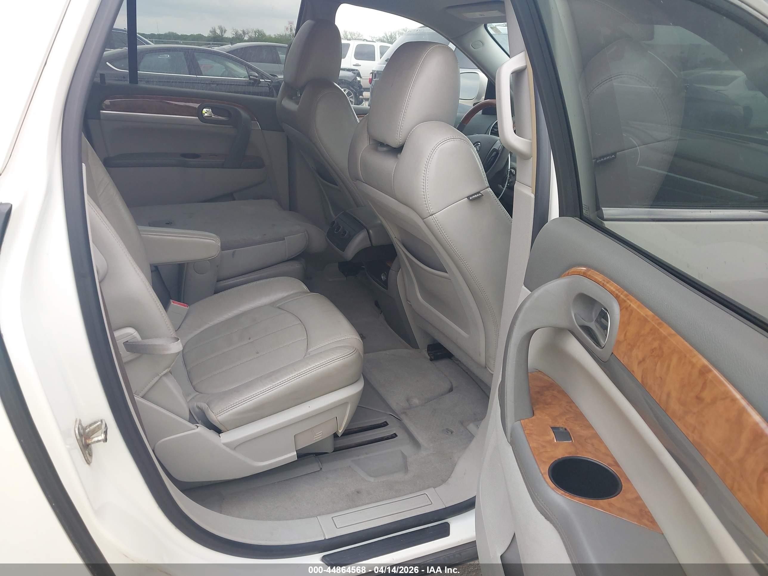 2010 Buick Enclave 1xl White vin: 5GALRBED2AJ192867