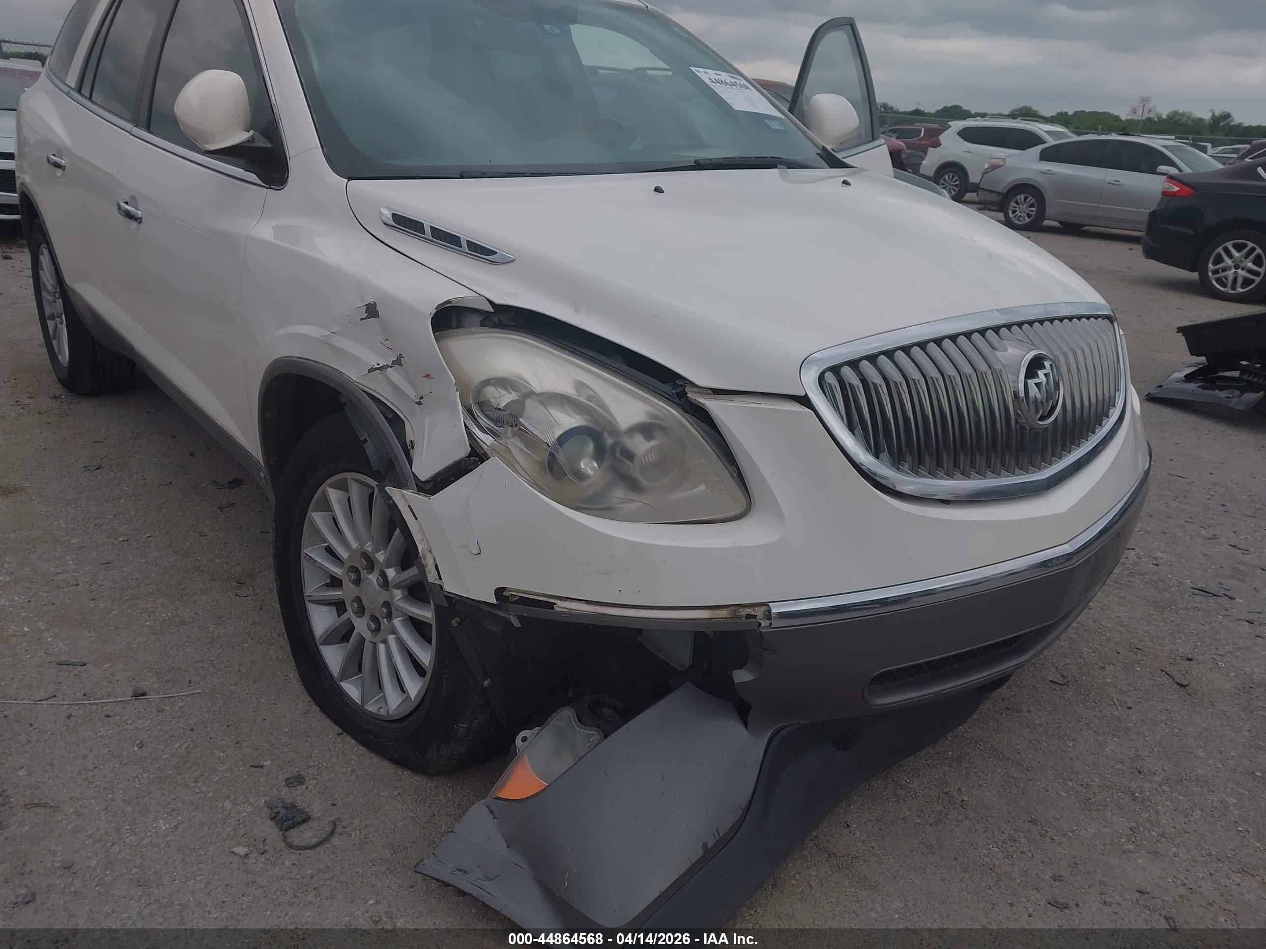 2010 Buick Enclave 1xl White vin: 5GALRBED2AJ192867