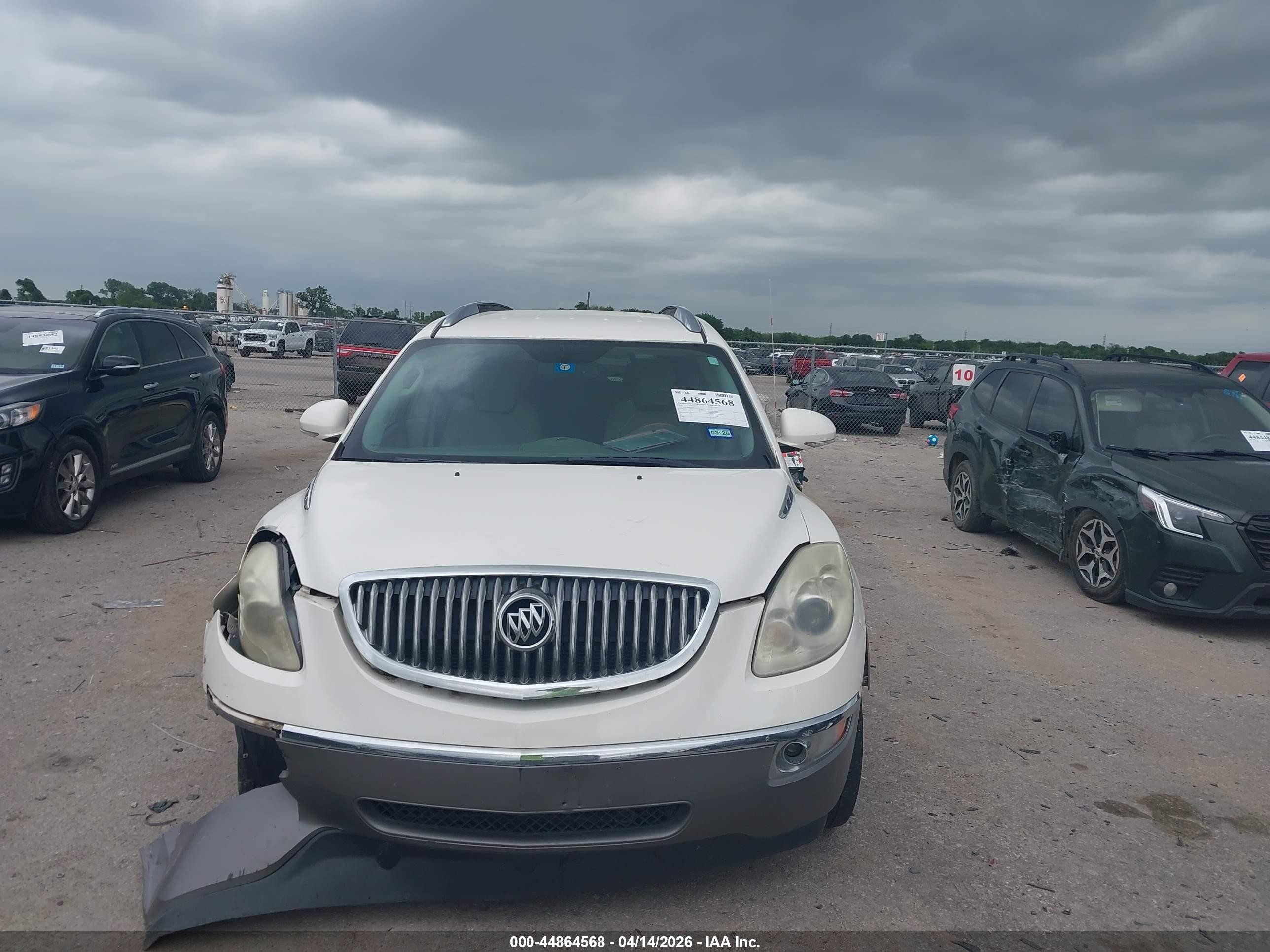 2010 Buick Enclave 1xl White vin: 5GALRBED2AJ192867