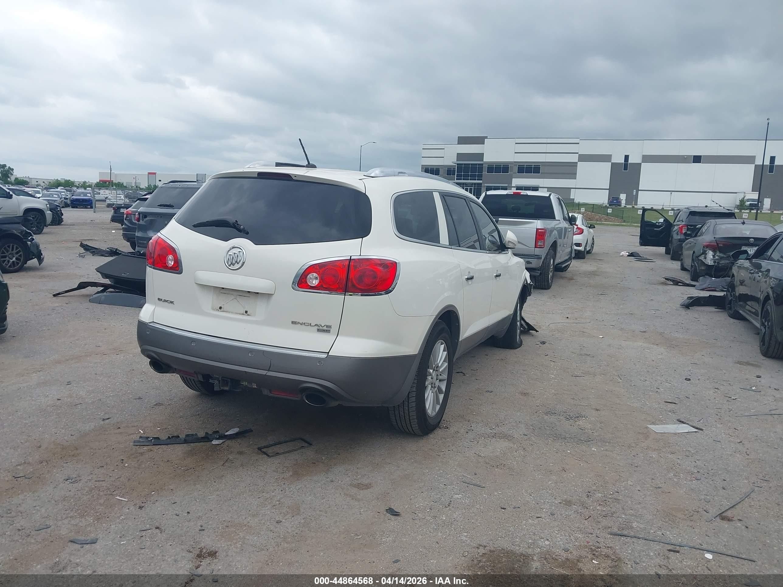 2010 Buick Enclave 1xl White vin: 5GALRBED2AJ192867