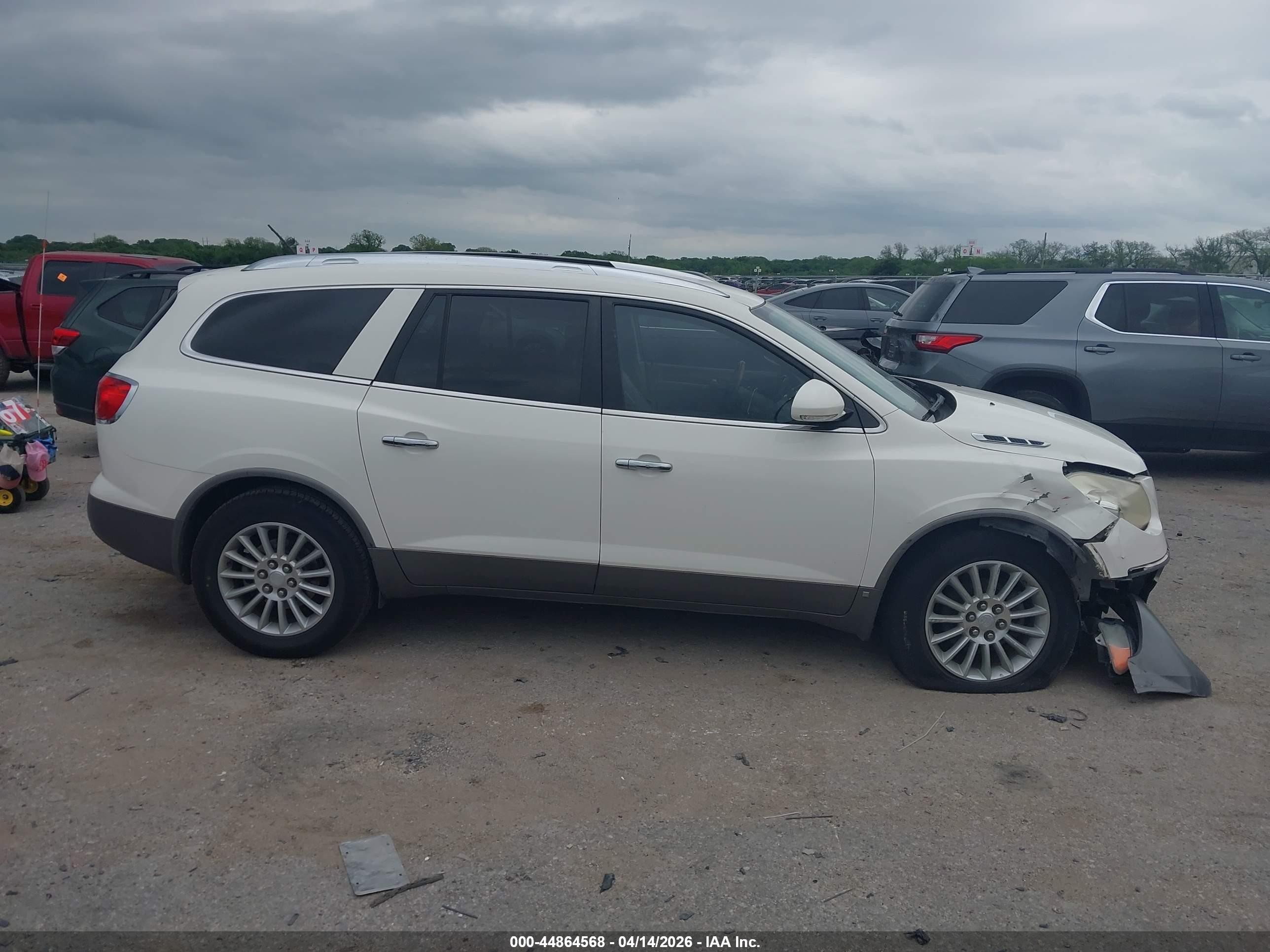 2010 Buick Enclave 1xl White vin: 5GALRBED2AJ192867