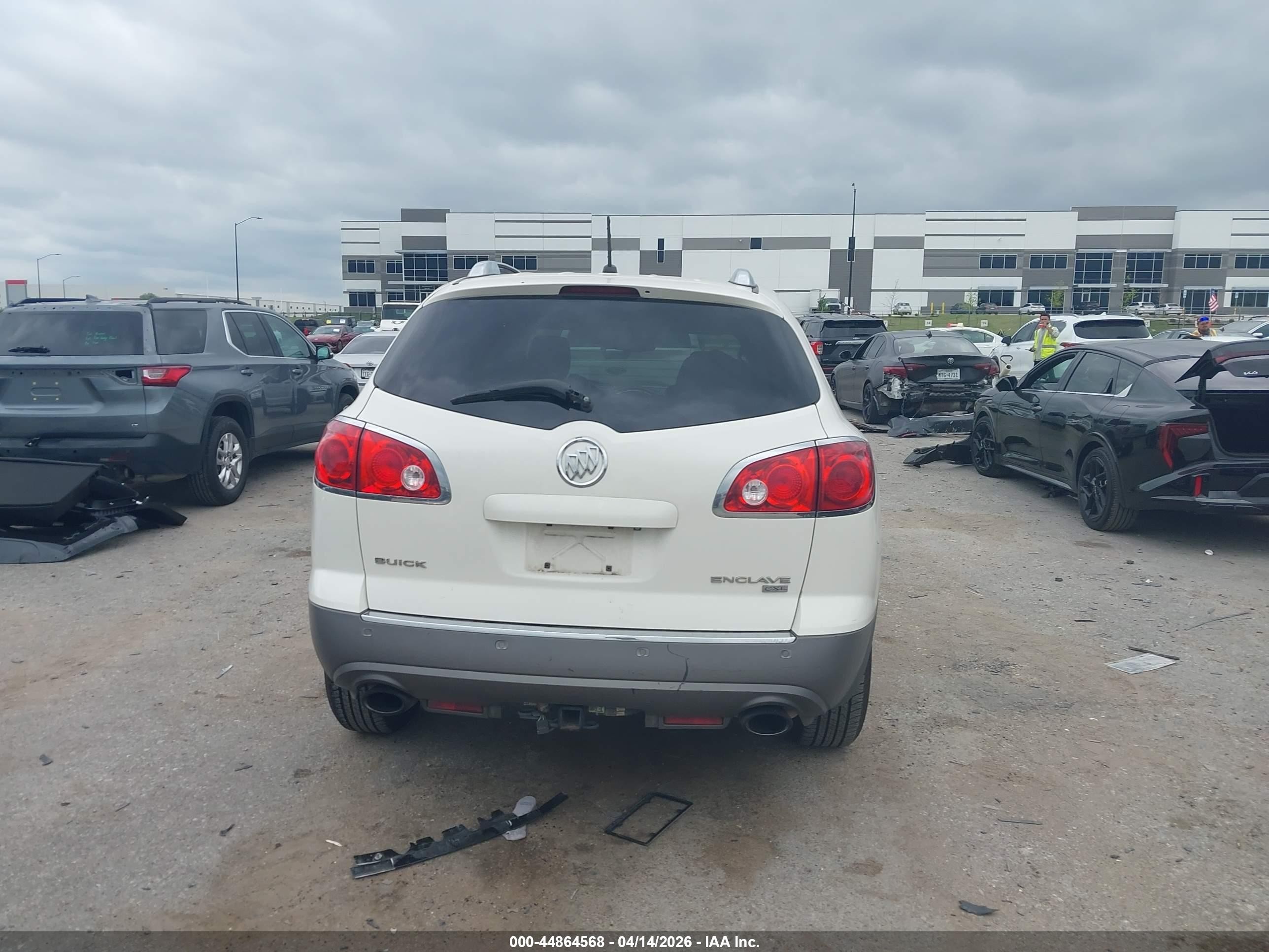 2010 Buick Enclave 1xl White vin: 5GALRBED2AJ192867
