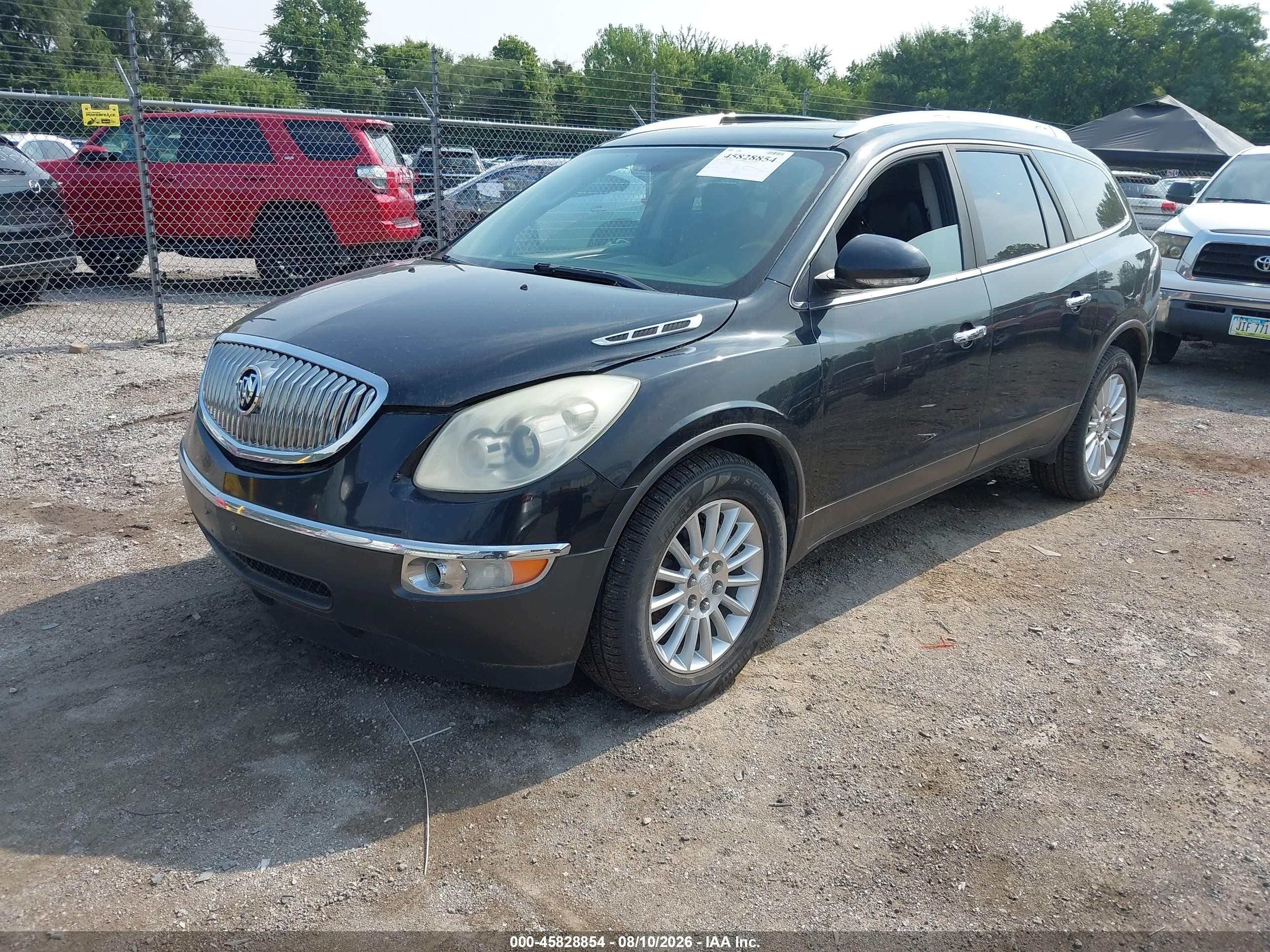 2010 Buick Enclave 1xl Black vin: 5GALRBED2AJ238603