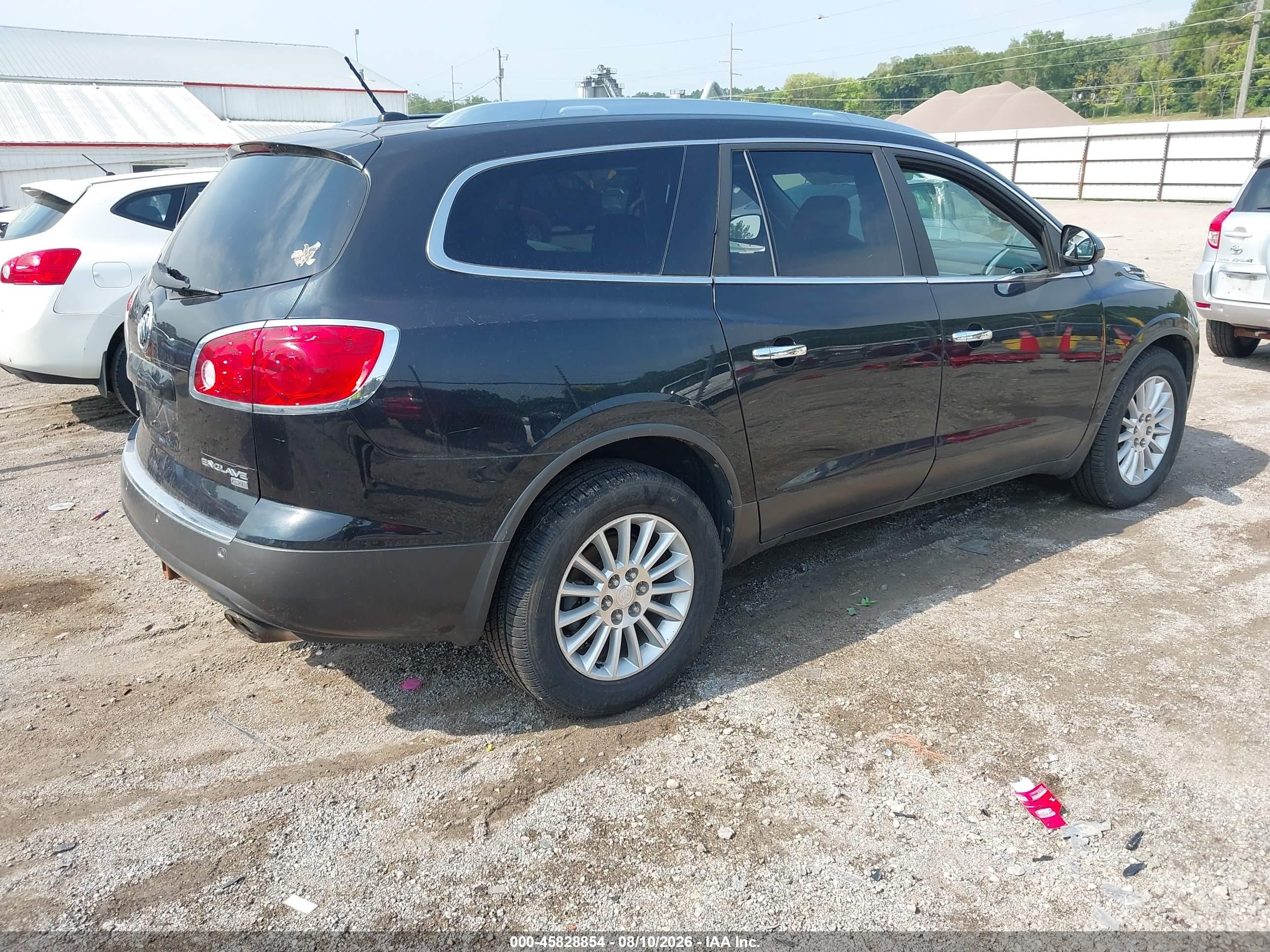 2010 Buick Enclave 1xl Black vin: 5GALRBED2AJ238603