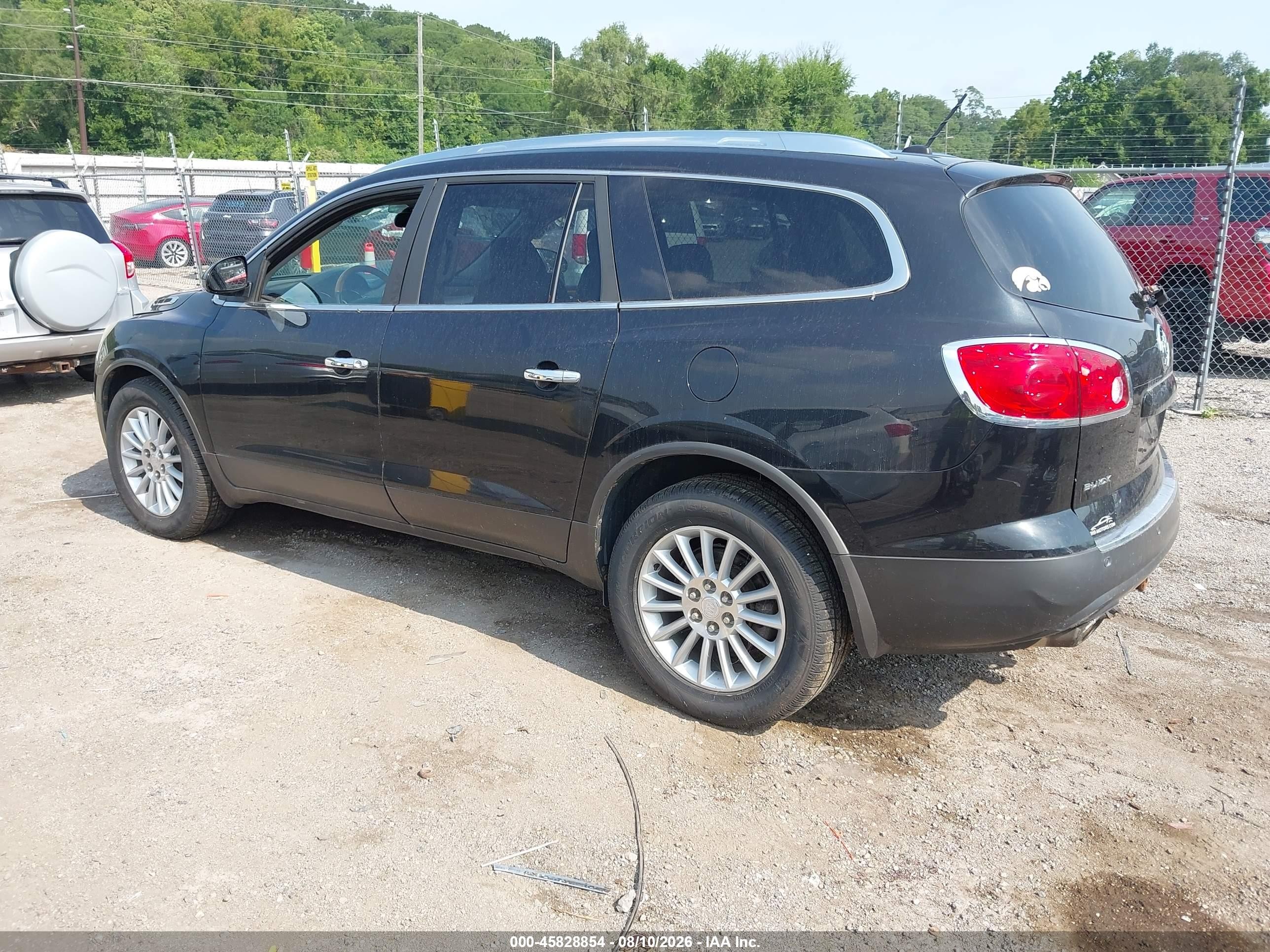 2010 Buick Enclave 1xl Black vin: 5GALRBED2AJ238603