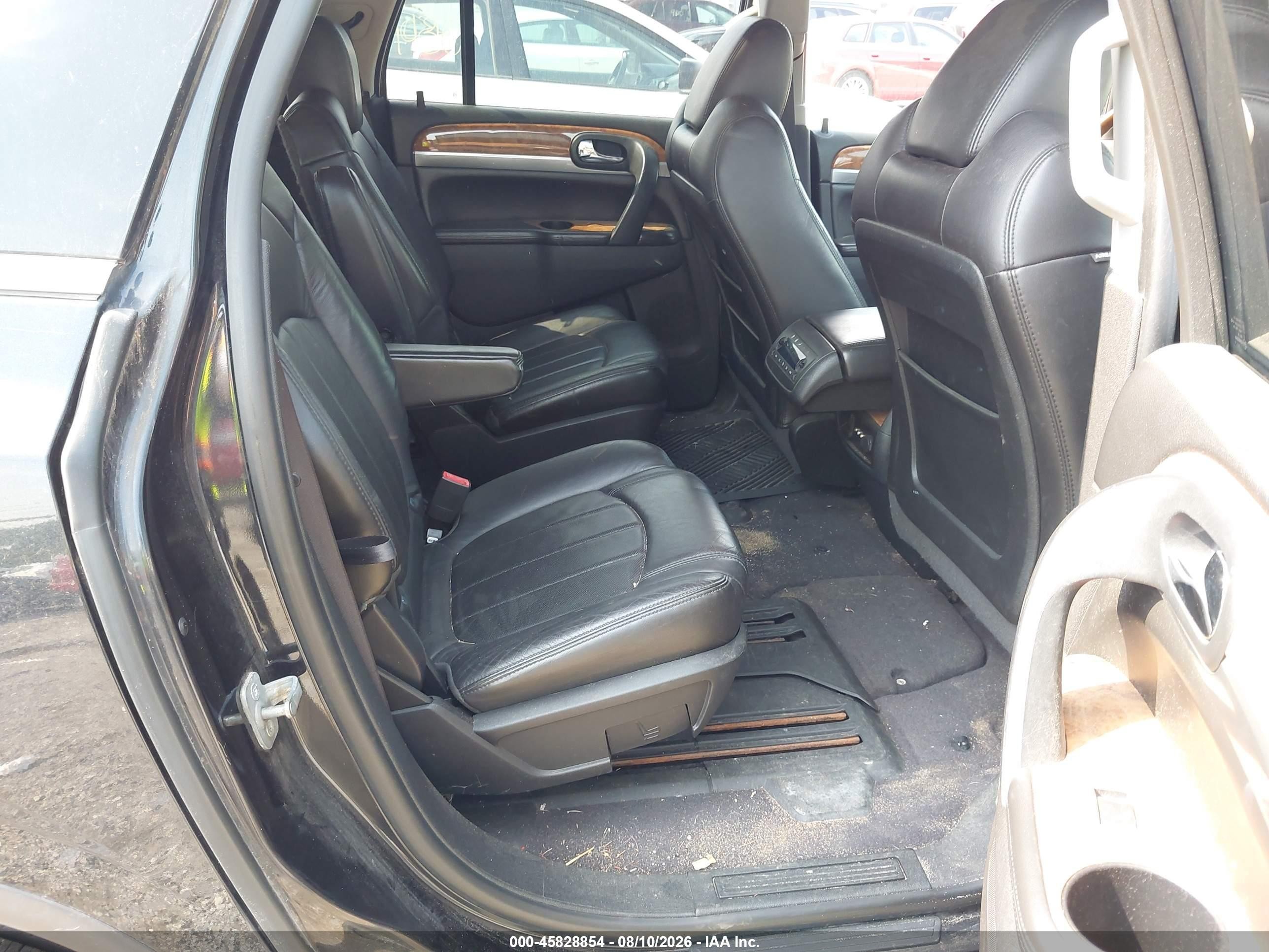 2010 Buick Enclave 1xl Black vin: 5GALRBED2AJ238603
