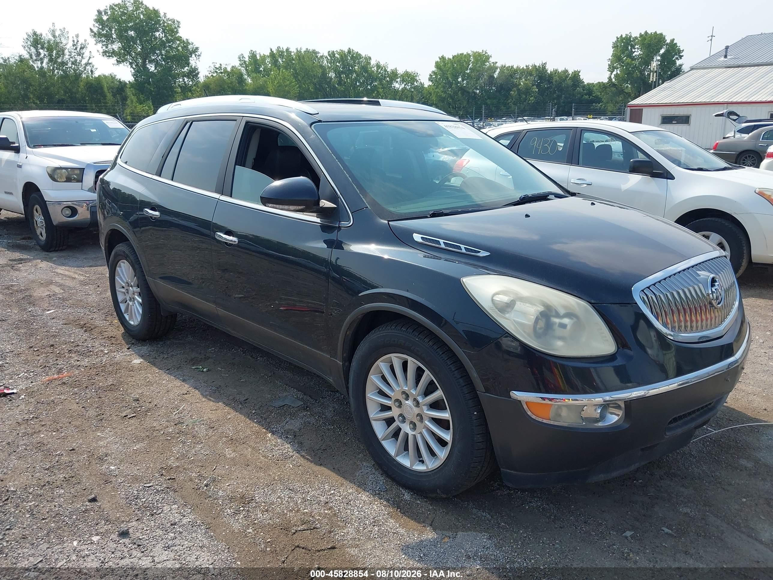 2010 Buick Enclave 1xl Black vin: 5GALRBED2AJ238603