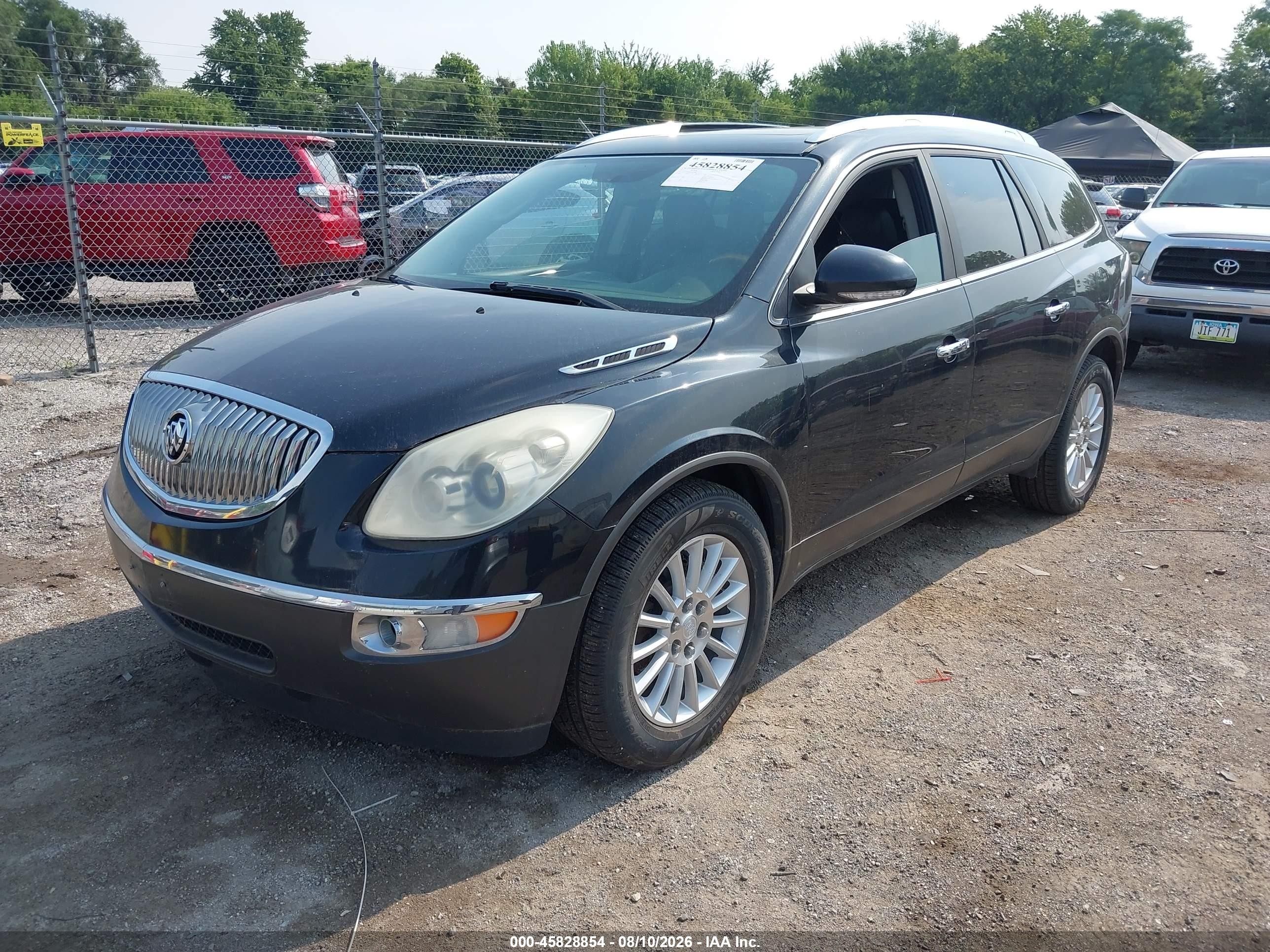 2010 Buick Enclave 1xl Black vin: 5GALRBED2AJ238603