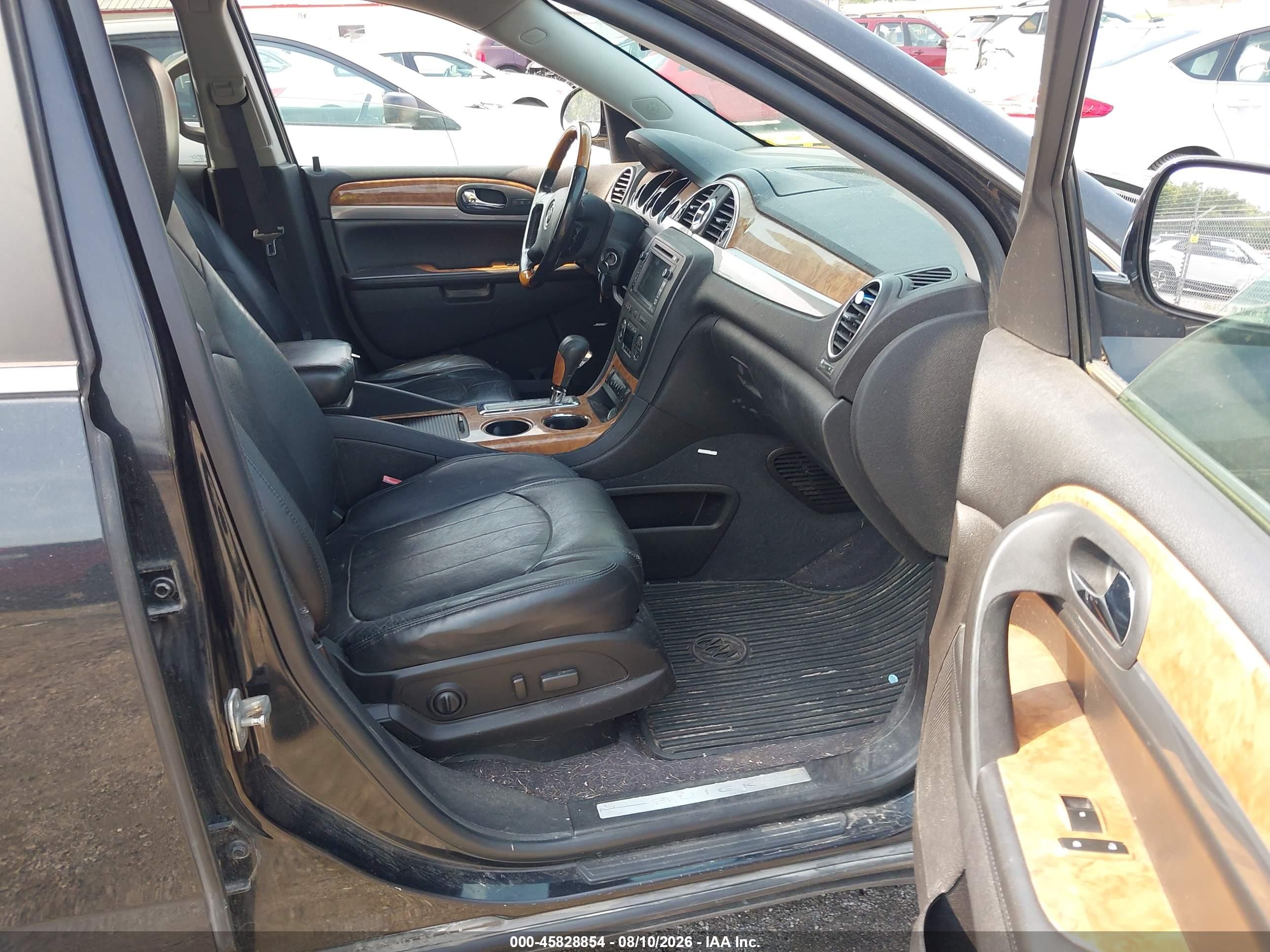 2010 Buick Enclave 1xl Black vin: 5GALRBED2AJ238603