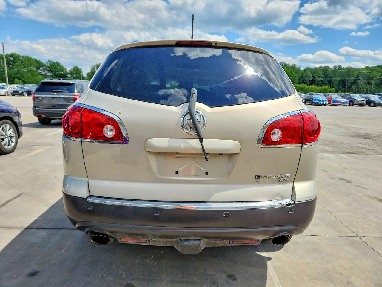 2010 Buick Enclave Cxl Beige vin: 5GALRBED3AJ185104