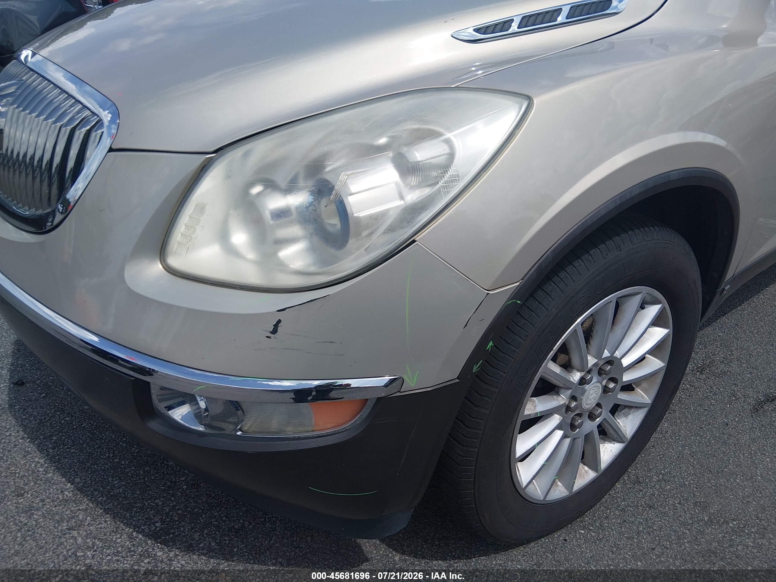 2010 Buick Enclave 1xl Beige vin: 5GALRBED3AJ215993