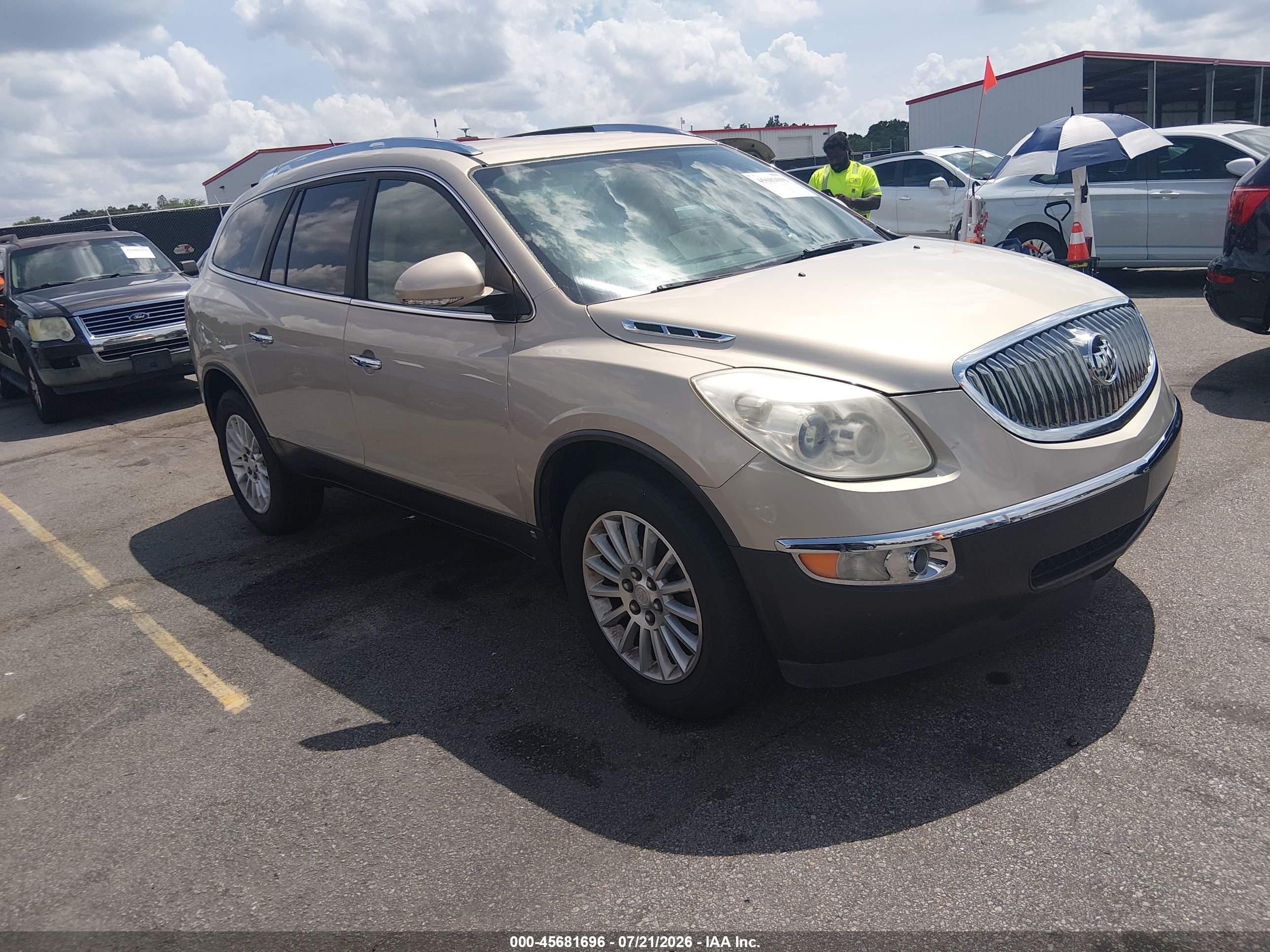 2010 Buick Enclave 1xl Beige vin: 5GALRBED3AJ215993