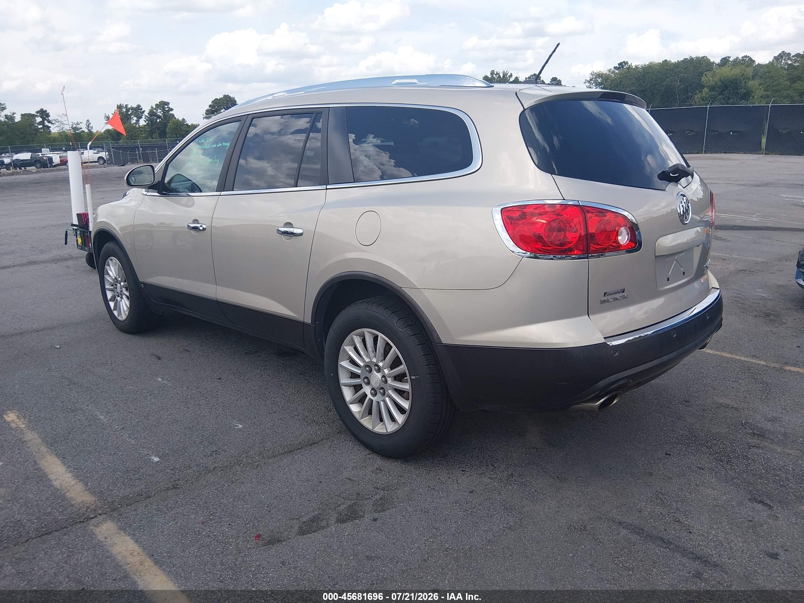 2010 Buick Enclave 1xl Beige vin: 5GALRBED3AJ215993