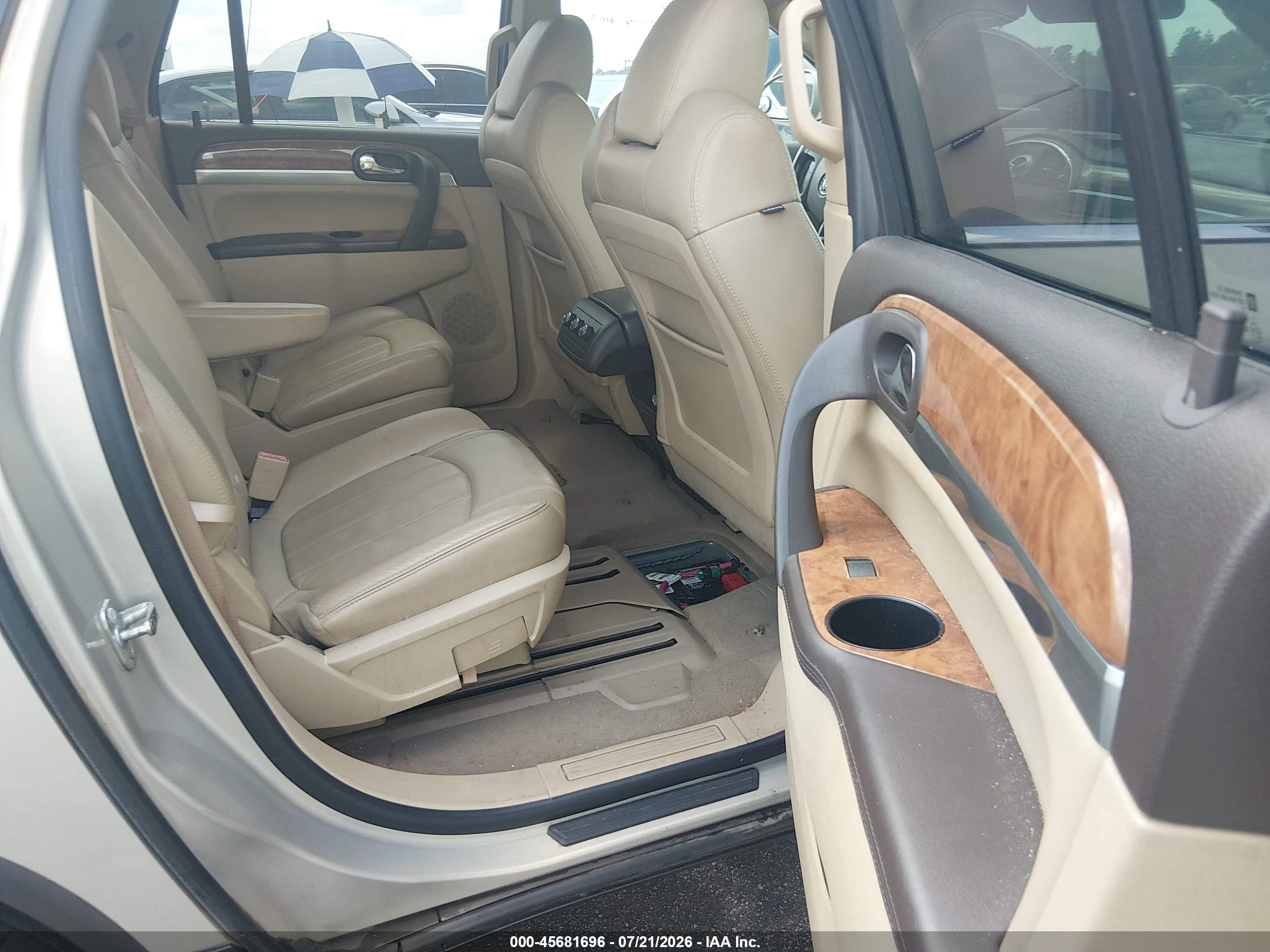 2010 Buick Enclave 1xl Beige vin: 5GALRBED3AJ215993