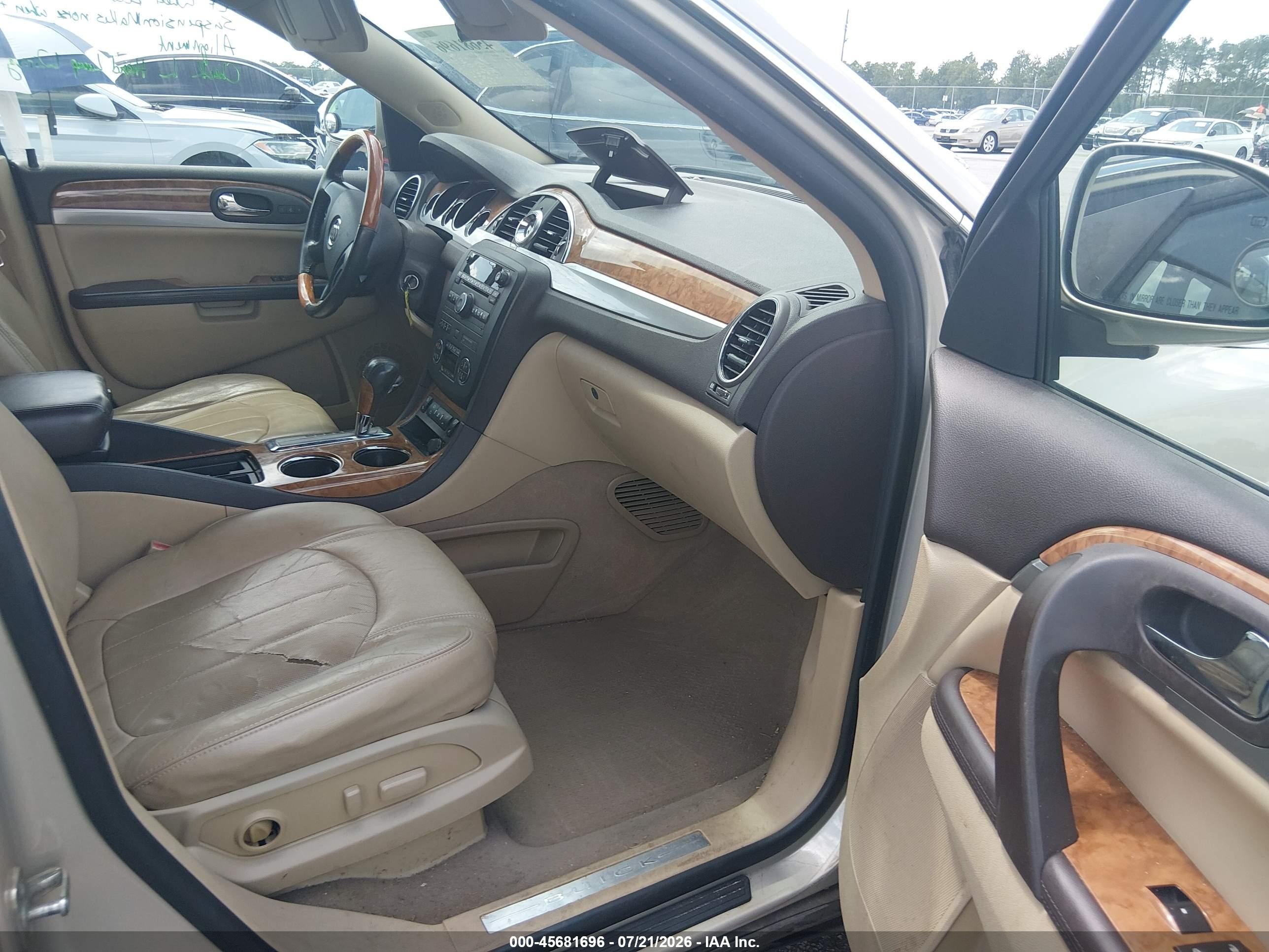 2010 Buick Enclave 1xl Beige vin: 5GALRBED3AJ215993