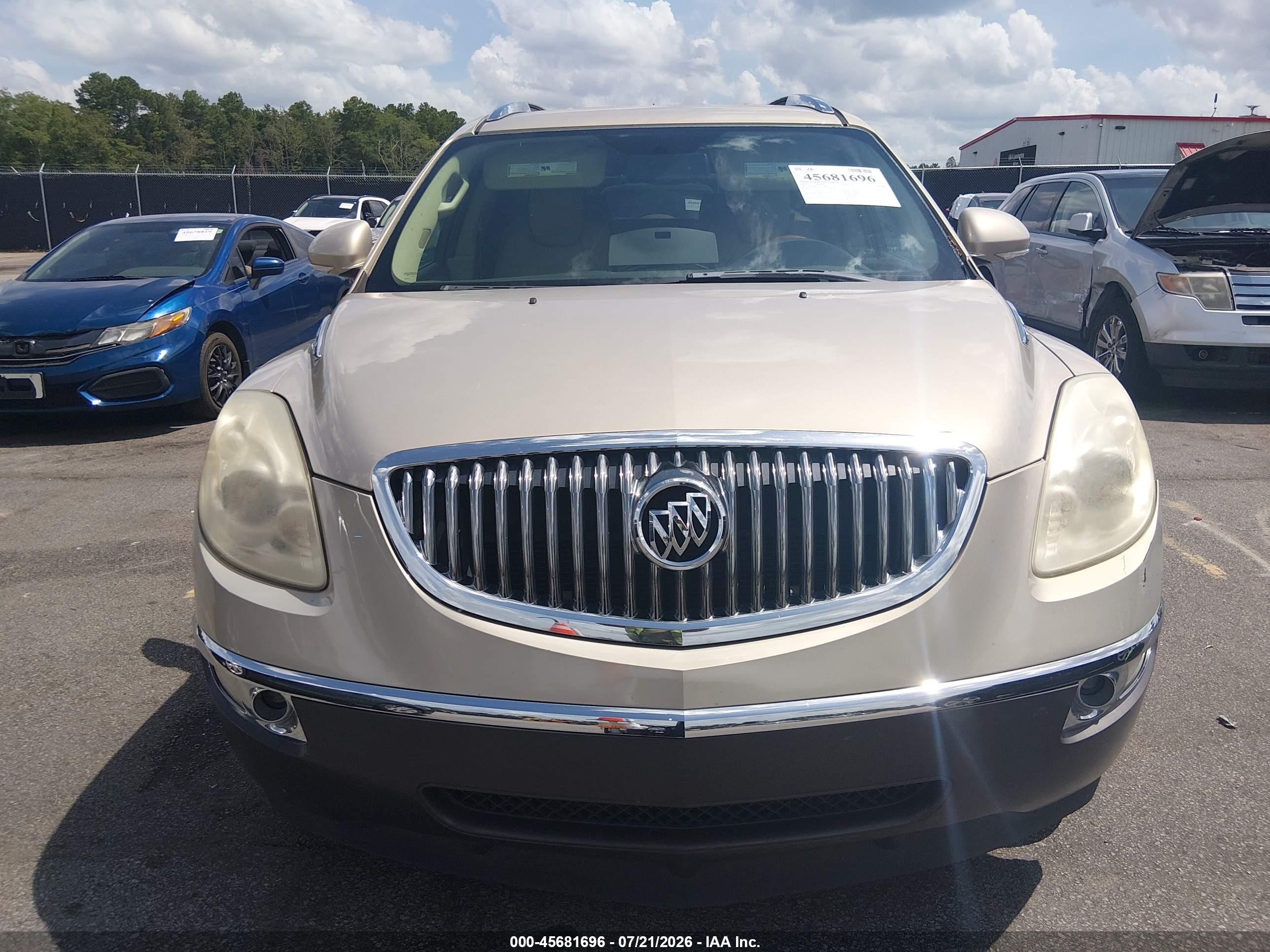 2010 Buick Enclave 1xl Beige vin: 5GALRBED3AJ215993