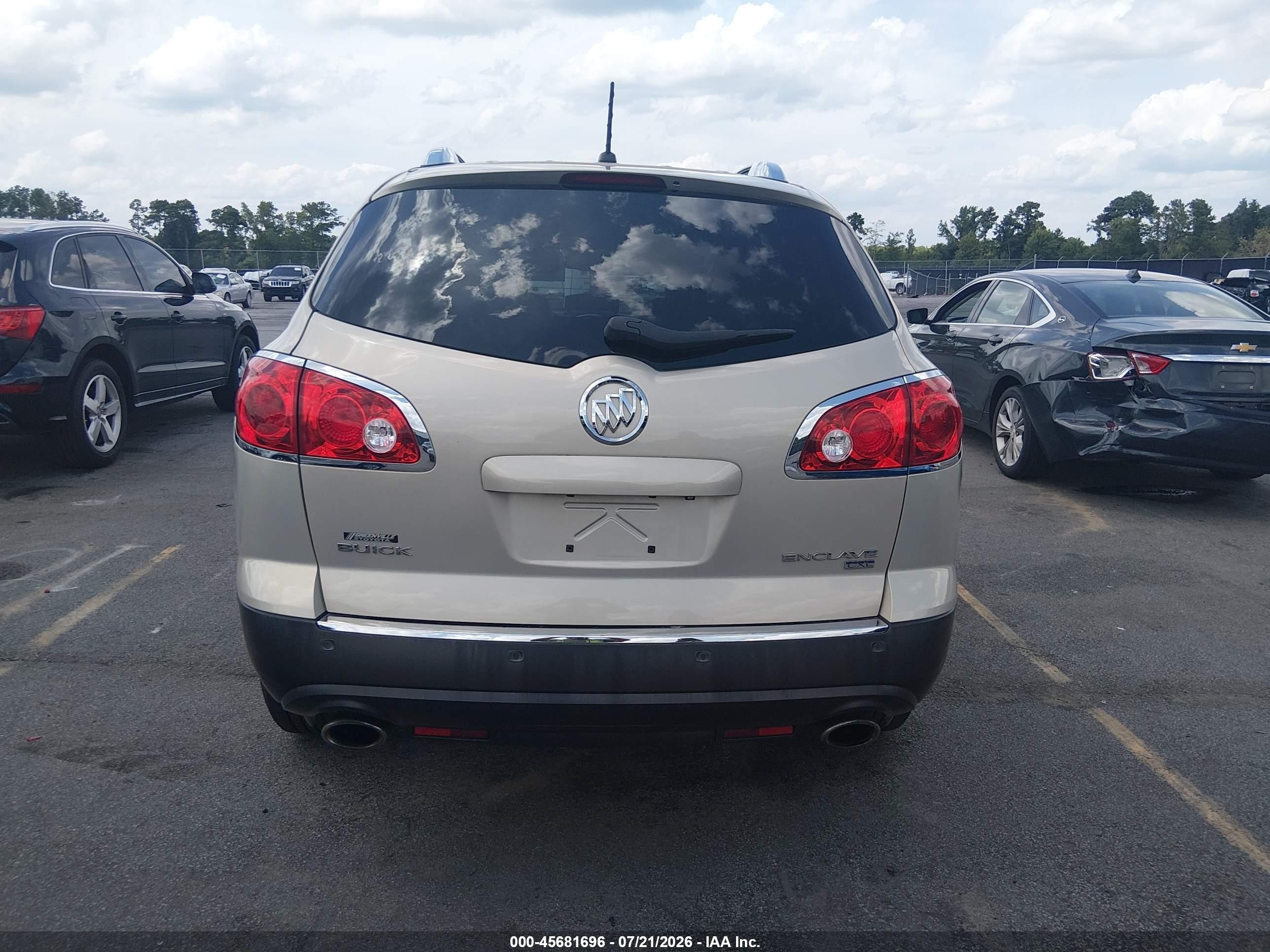 2010 Buick Enclave 1xl Beige vin: 5GALRBED3AJ215993
