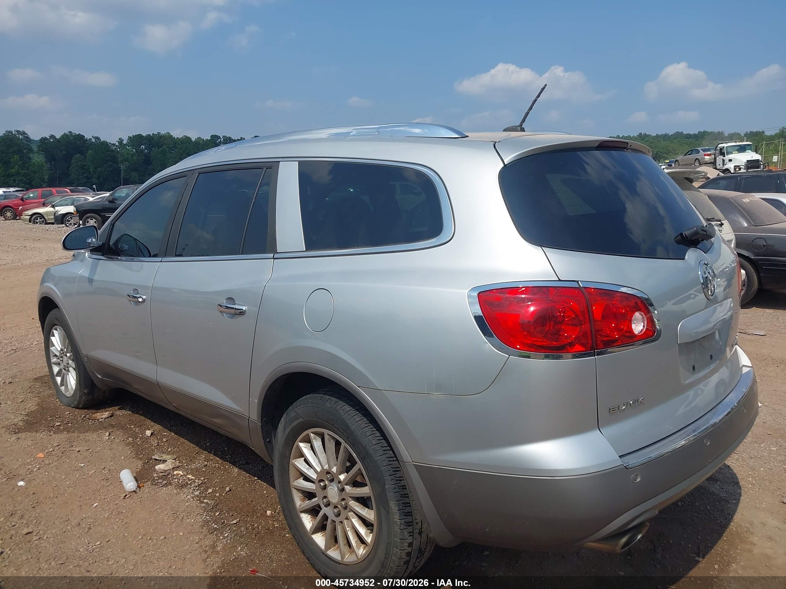 2010 Buick Enclave 1xl Silver vin: 5GALRBED4AJ191526