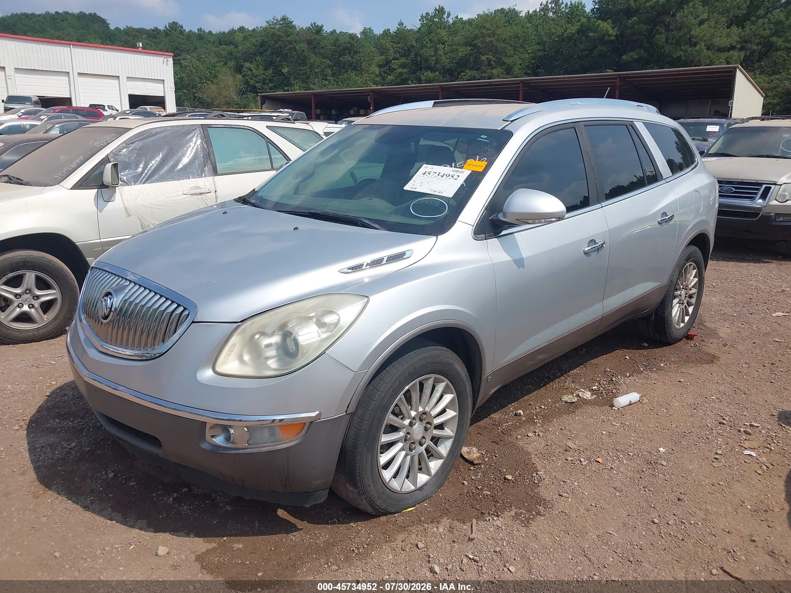 2010 Buick Enclave 1xl Silver vin: 5GALRBED4AJ191526
