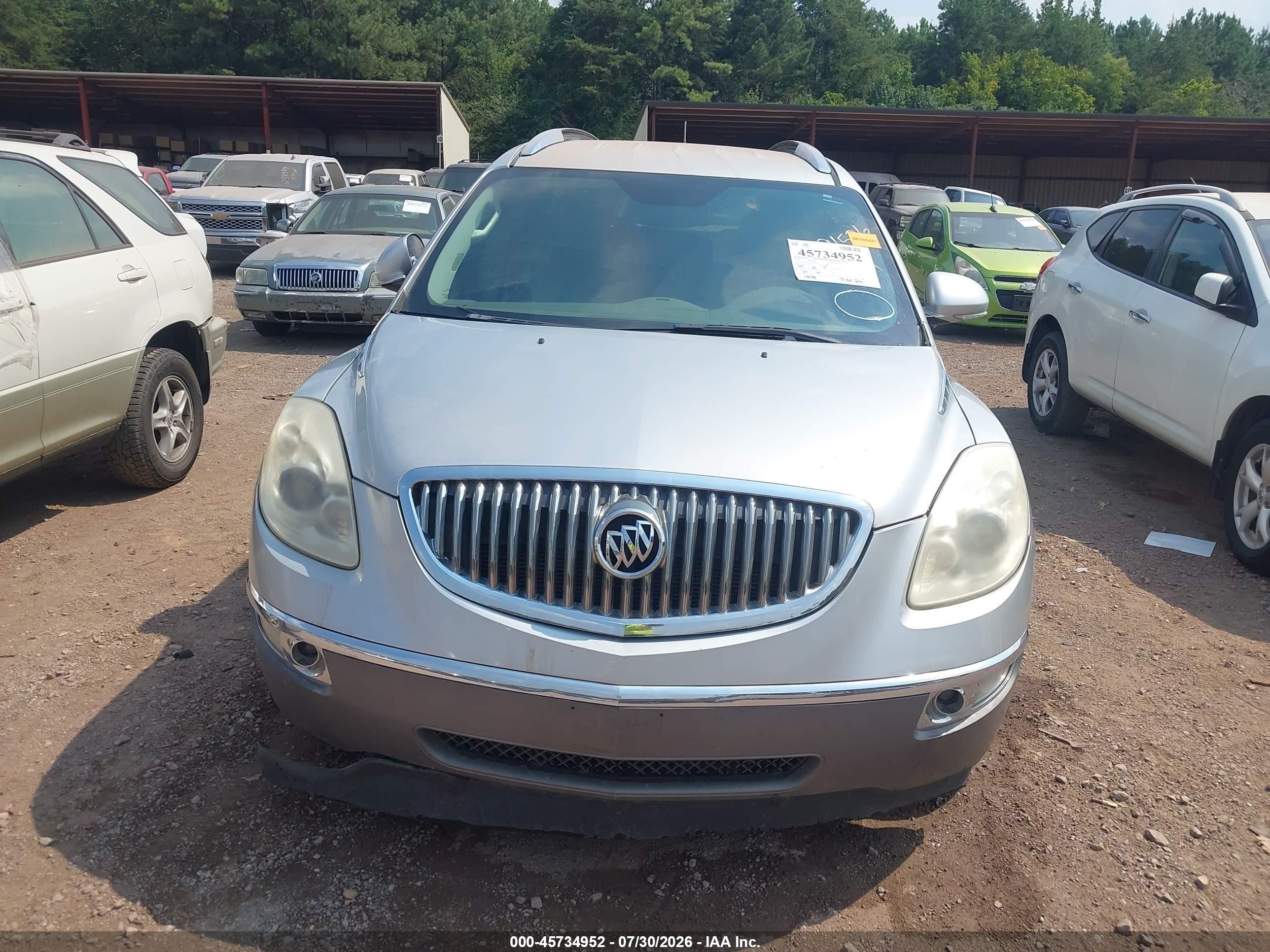 2010 Buick Enclave 1xl Silver vin: 5GALRBED4AJ191526