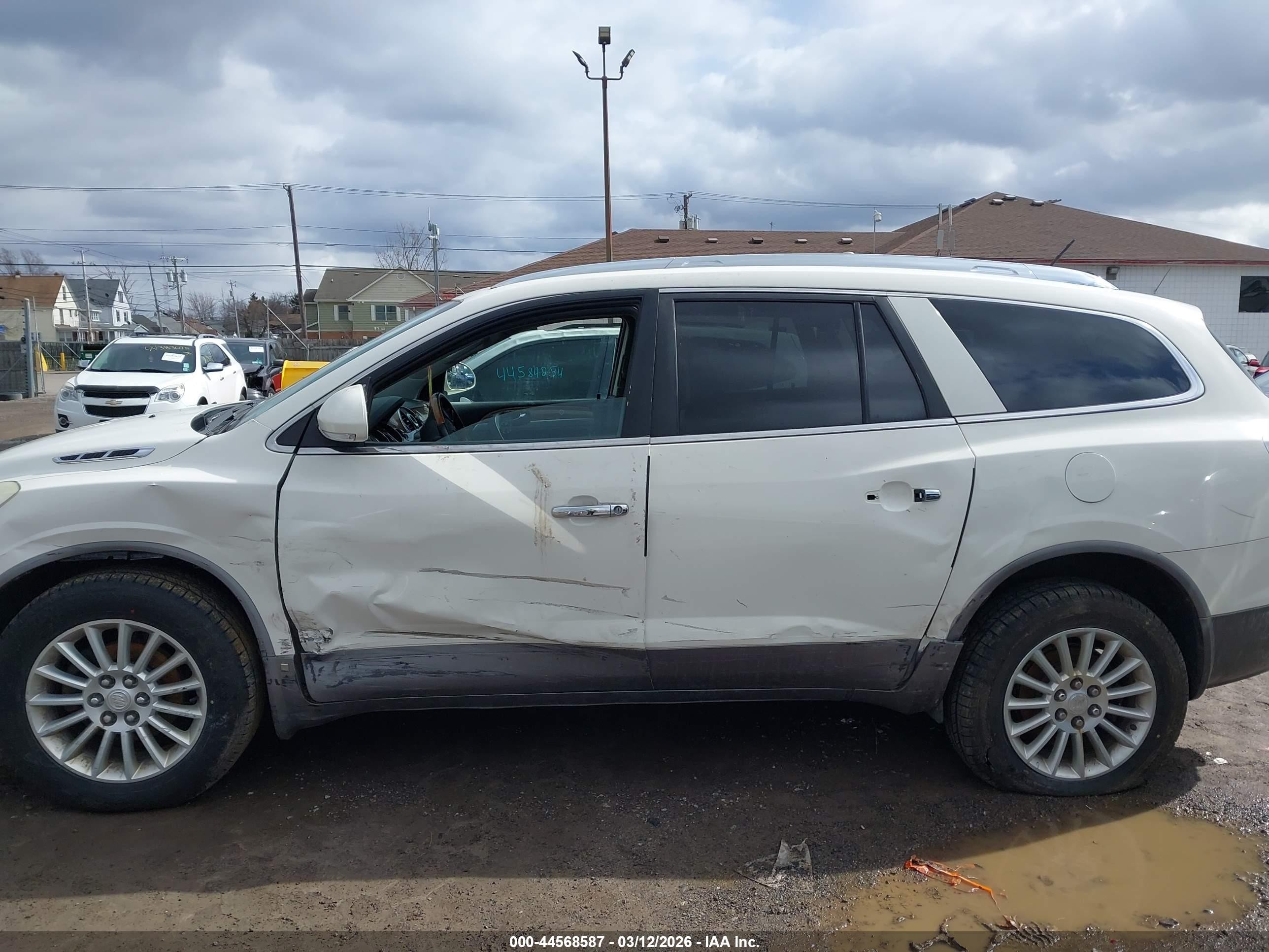 2010 Buick Enclave 1xl White vin: 5GALRBED5AJ163413