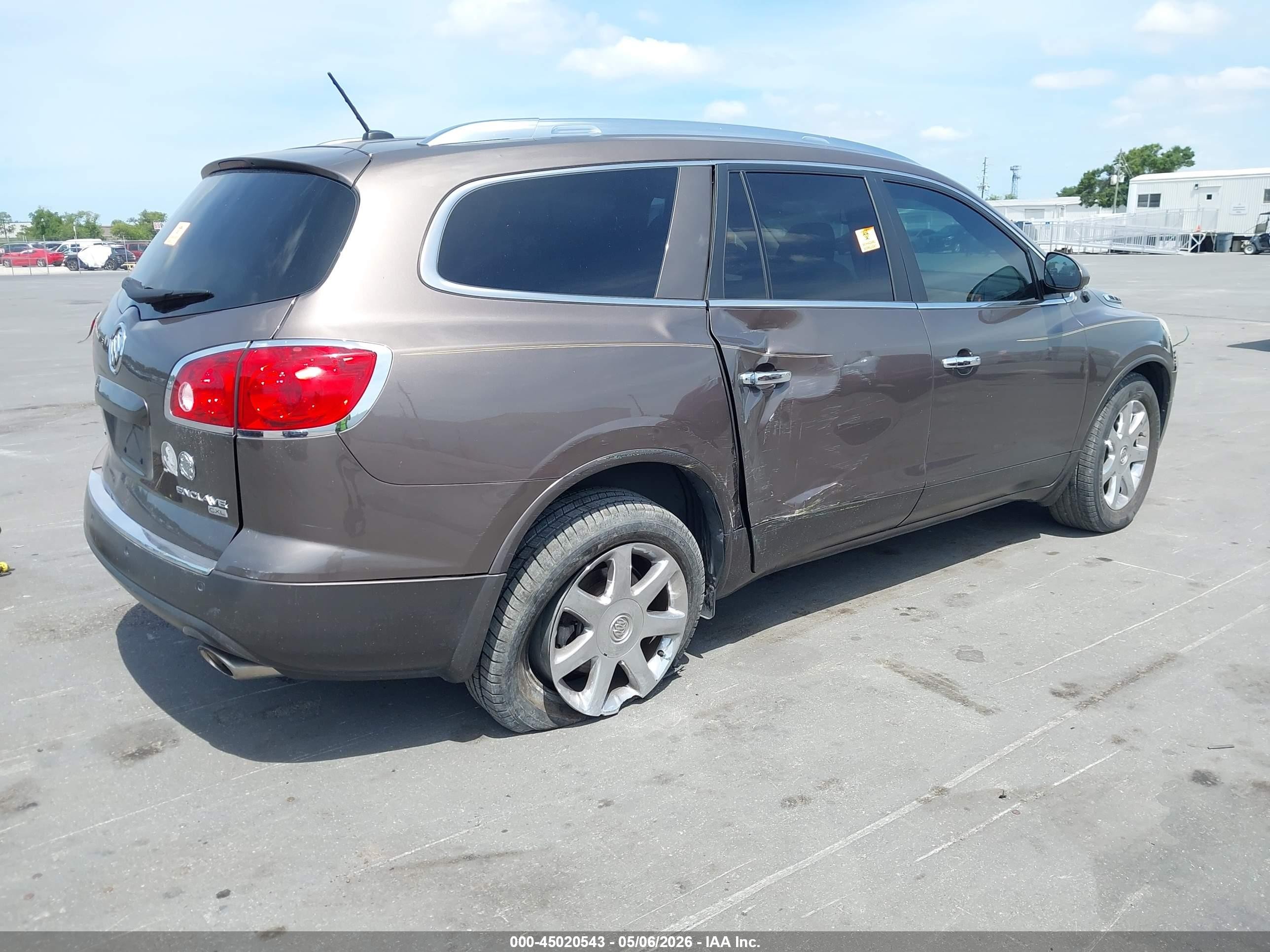 2010 Buick Enclave 1xl Brown vin: 5GALRBED5AJ265956