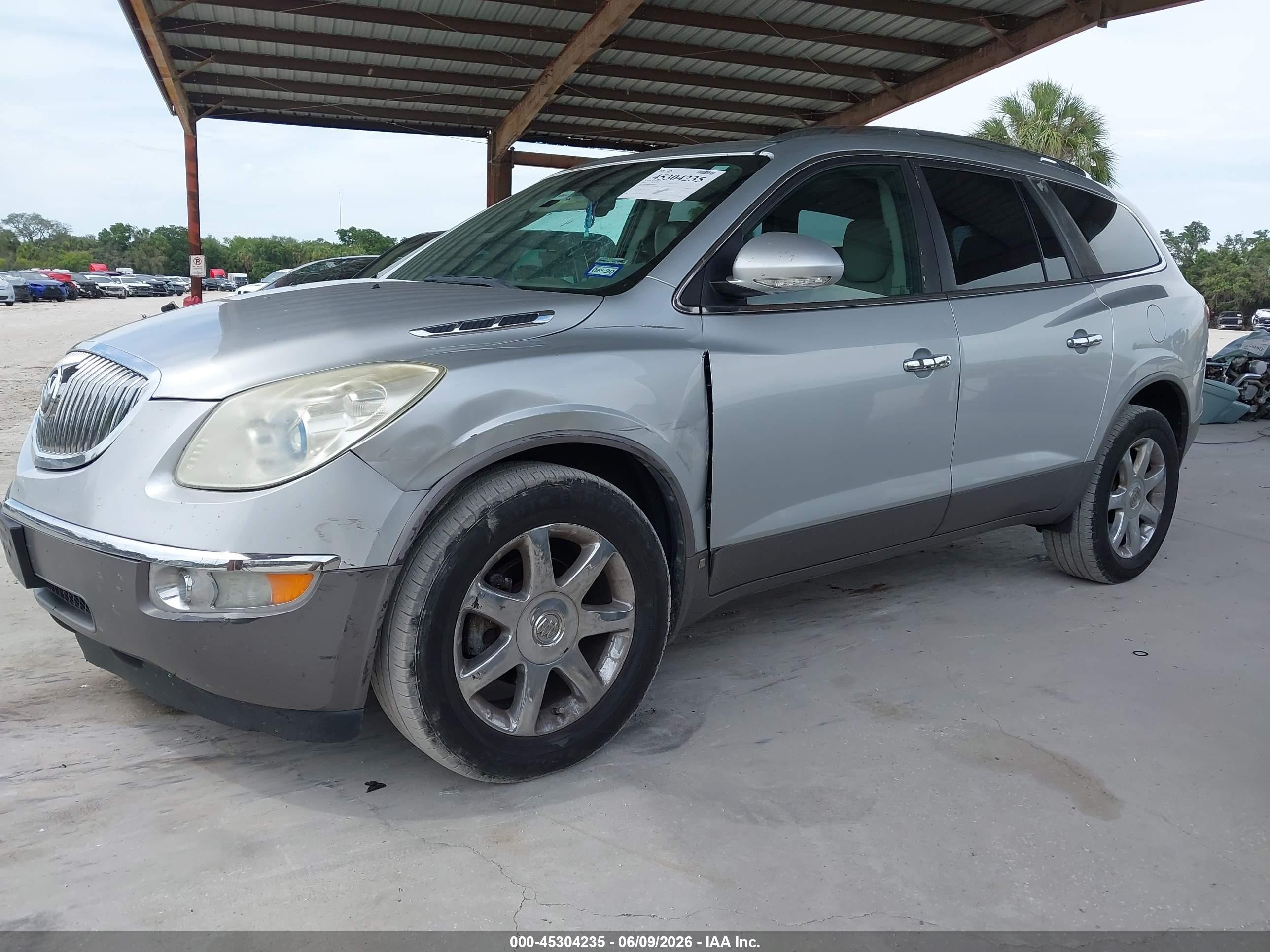 2010 Buick Enclave 1xl Silver vin: 5GALRBED6AJ208875