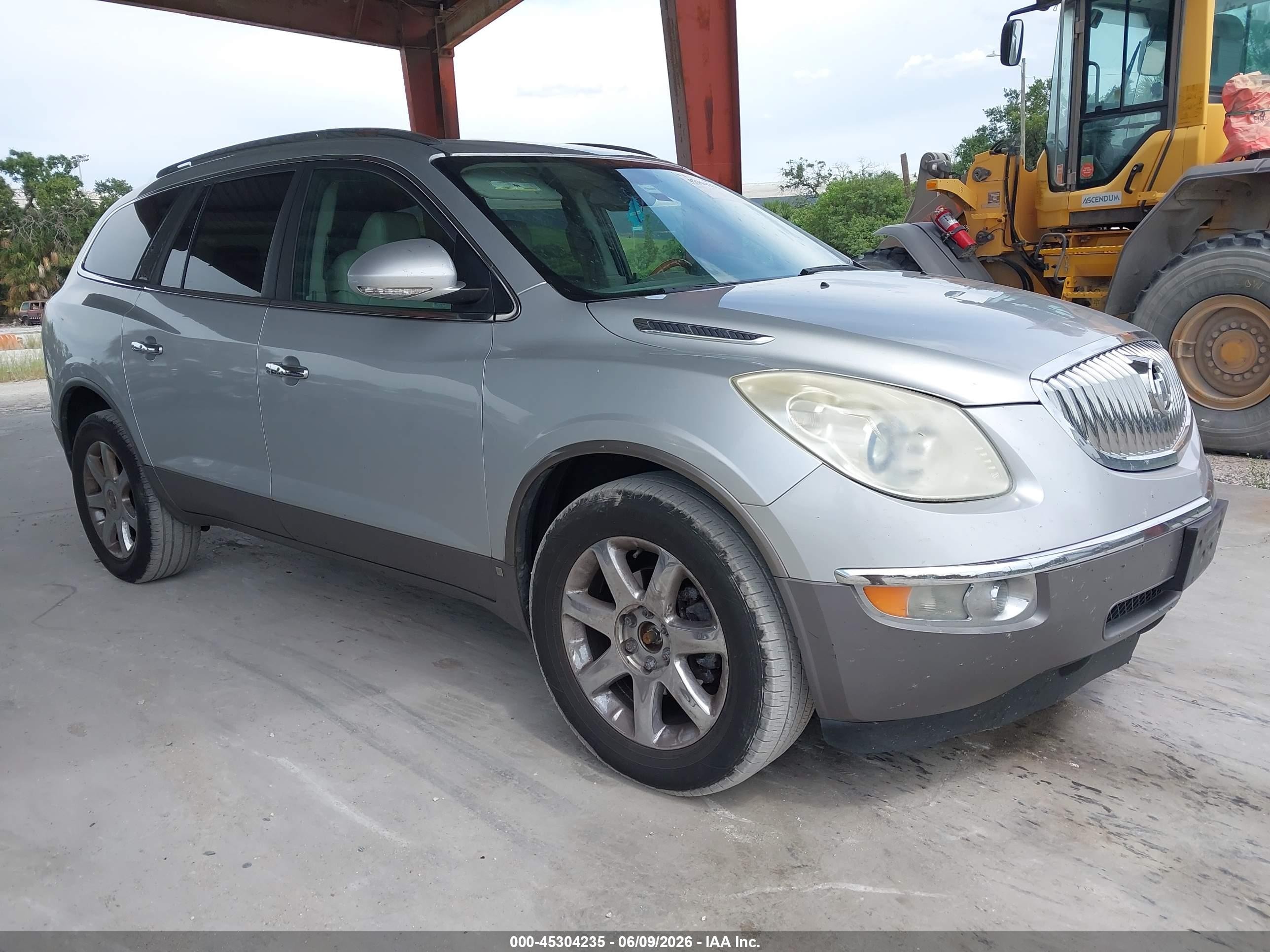 2010 Buick Enclave 1xl Silver vin: 5GALRBED6AJ208875