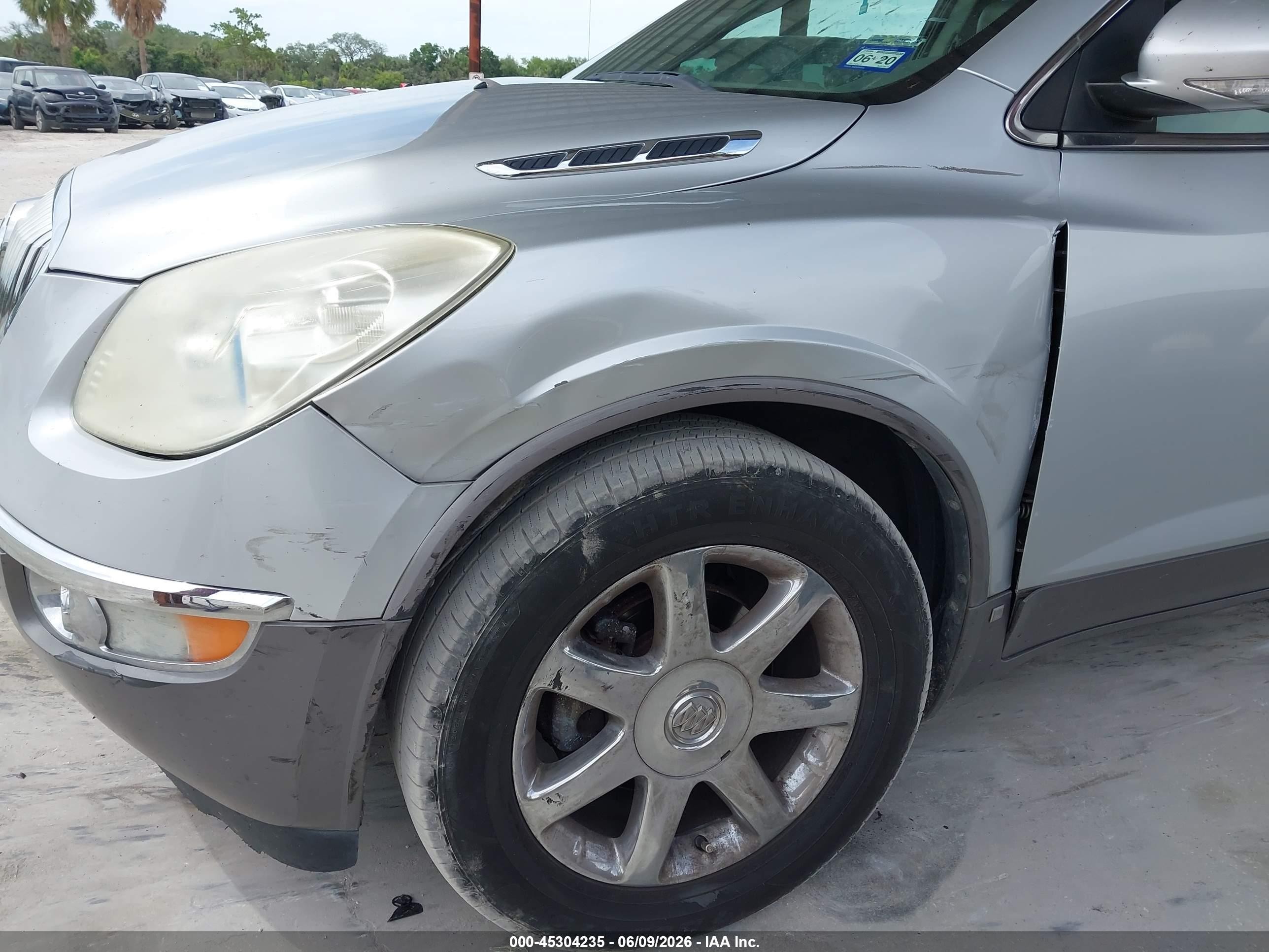2010 Buick Enclave 1xl Silver vin: 5GALRBED6AJ208875