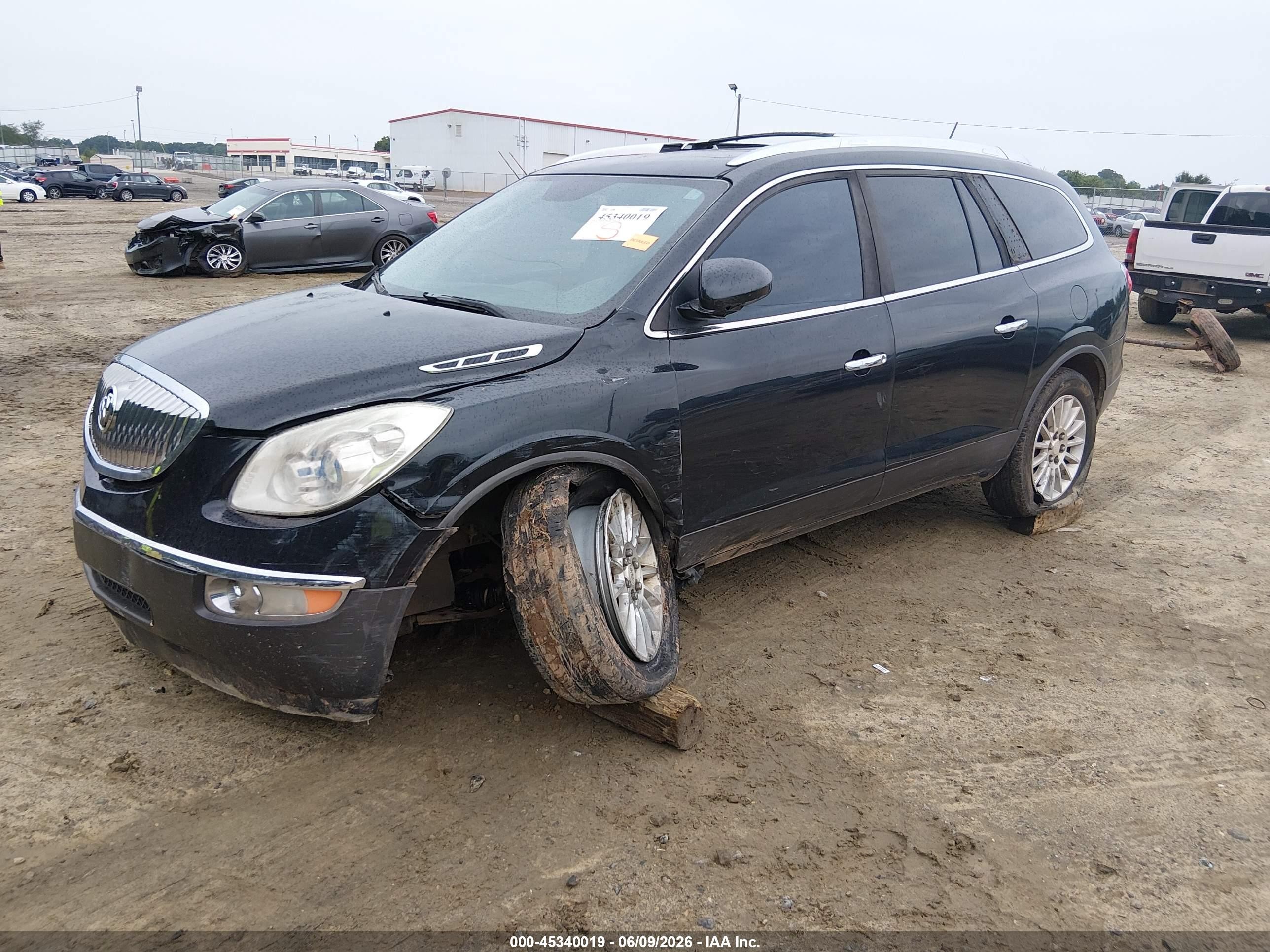 2010 Buick Enclave 1xl Black vin: 5GALRBED8AJ190332