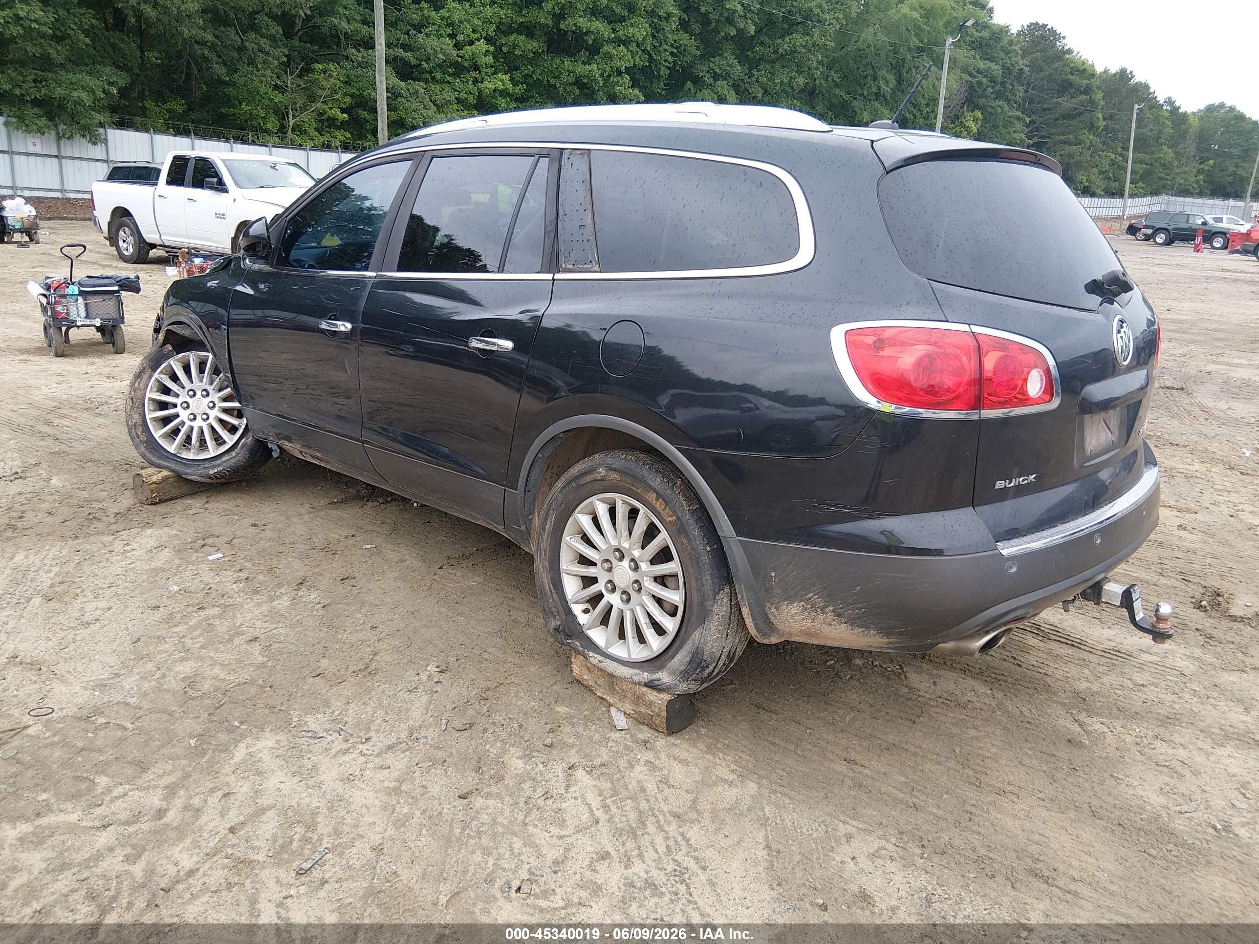 2010 Buick Enclave 1xl Black vin: 5GALRBED8AJ190332