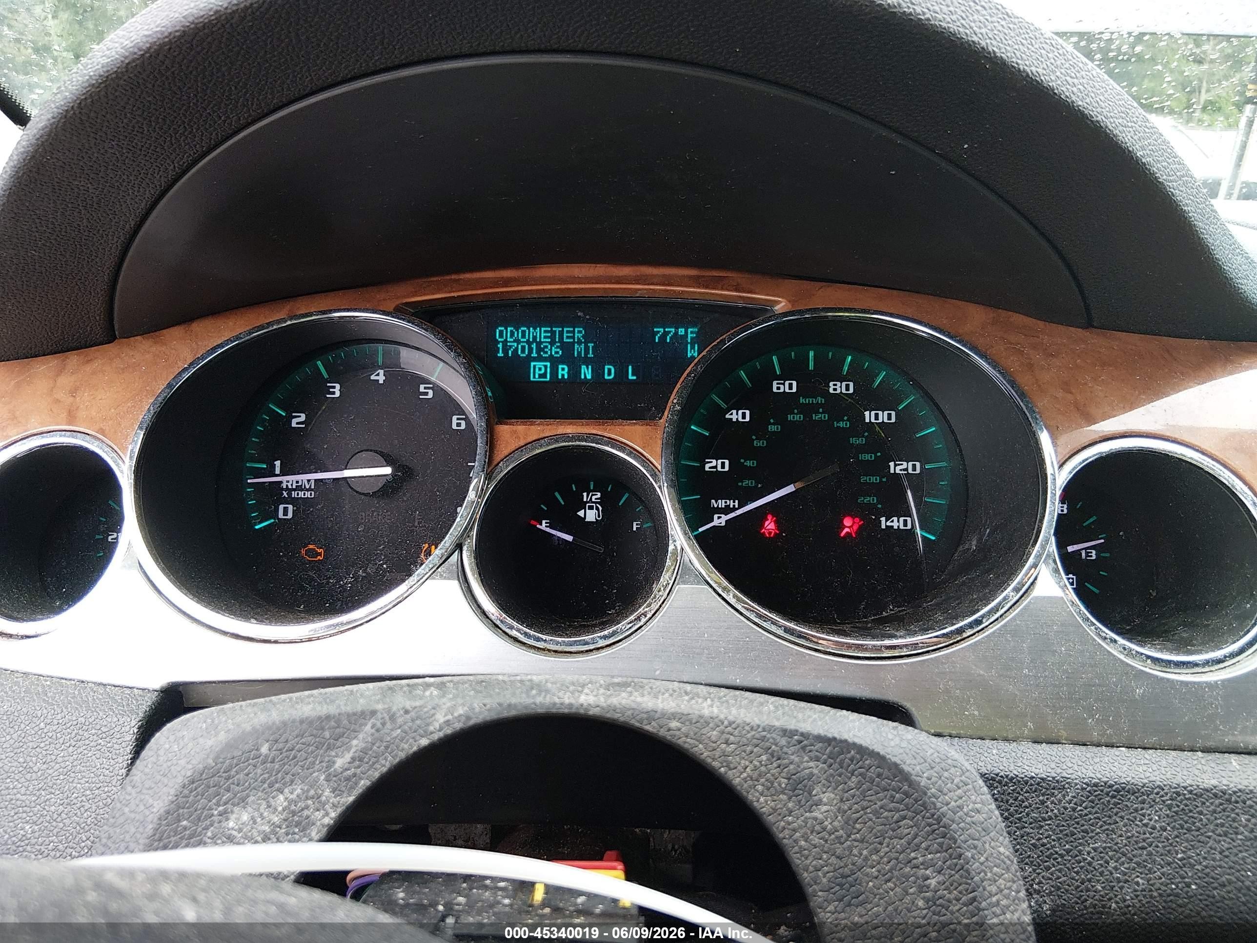 2010 Buick Enclave 1xl Black vin: 5GALRBED8AJ190332