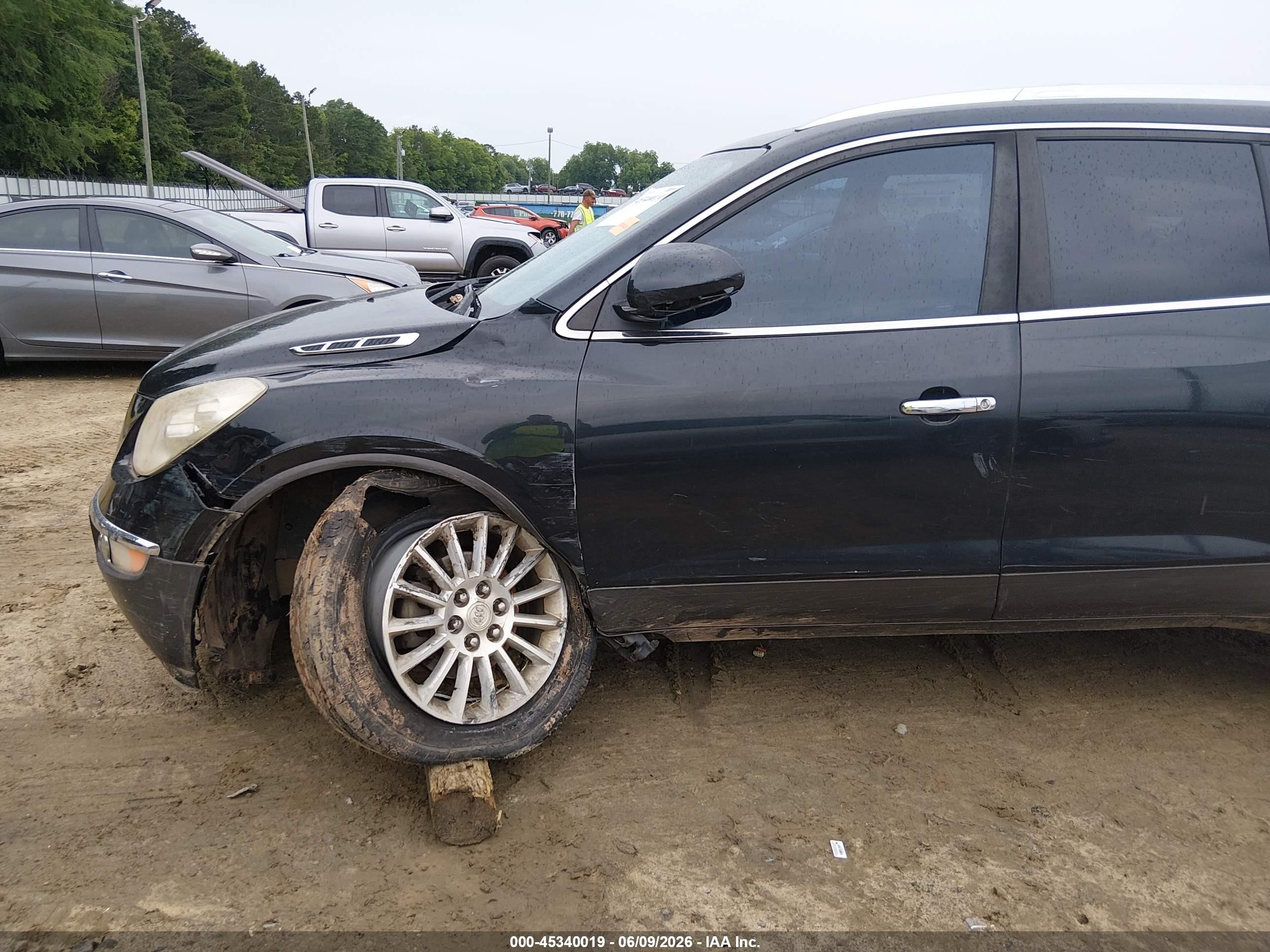 2010 Buick Enclave 1xl Black vin: 5GALRBED8AJ190332