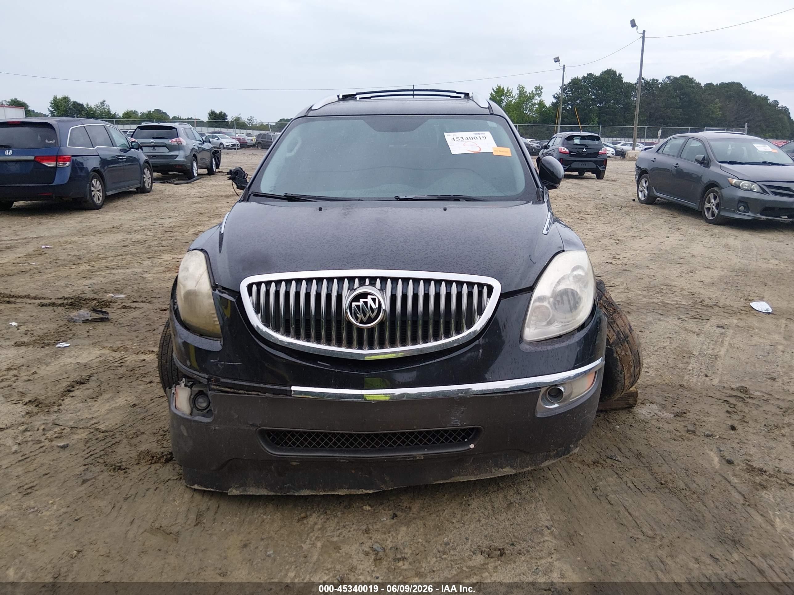 2010 Buick Enclave 1xl Black vin: 5GALRBED8AJ190332